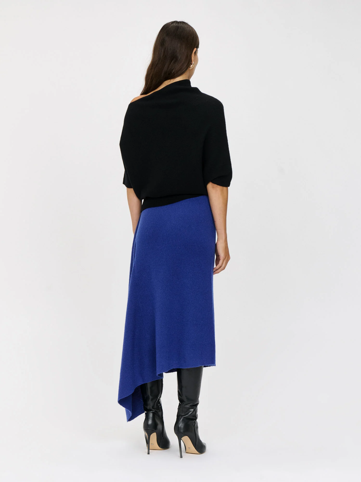 ASYMMETRIC KNIT SKIRT - Image 3