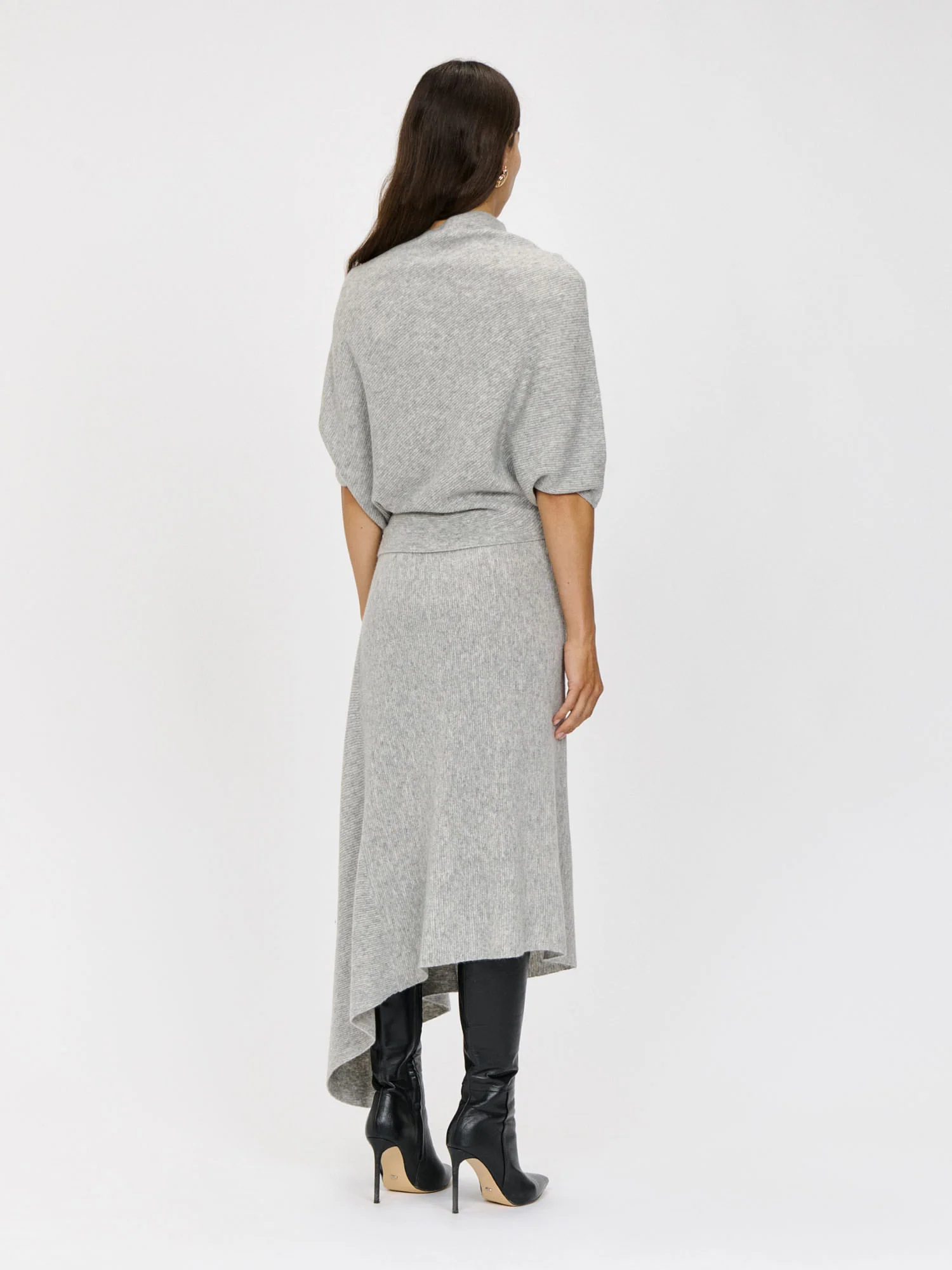 ASYMMETRIC KNIT SKIRT - Image 7