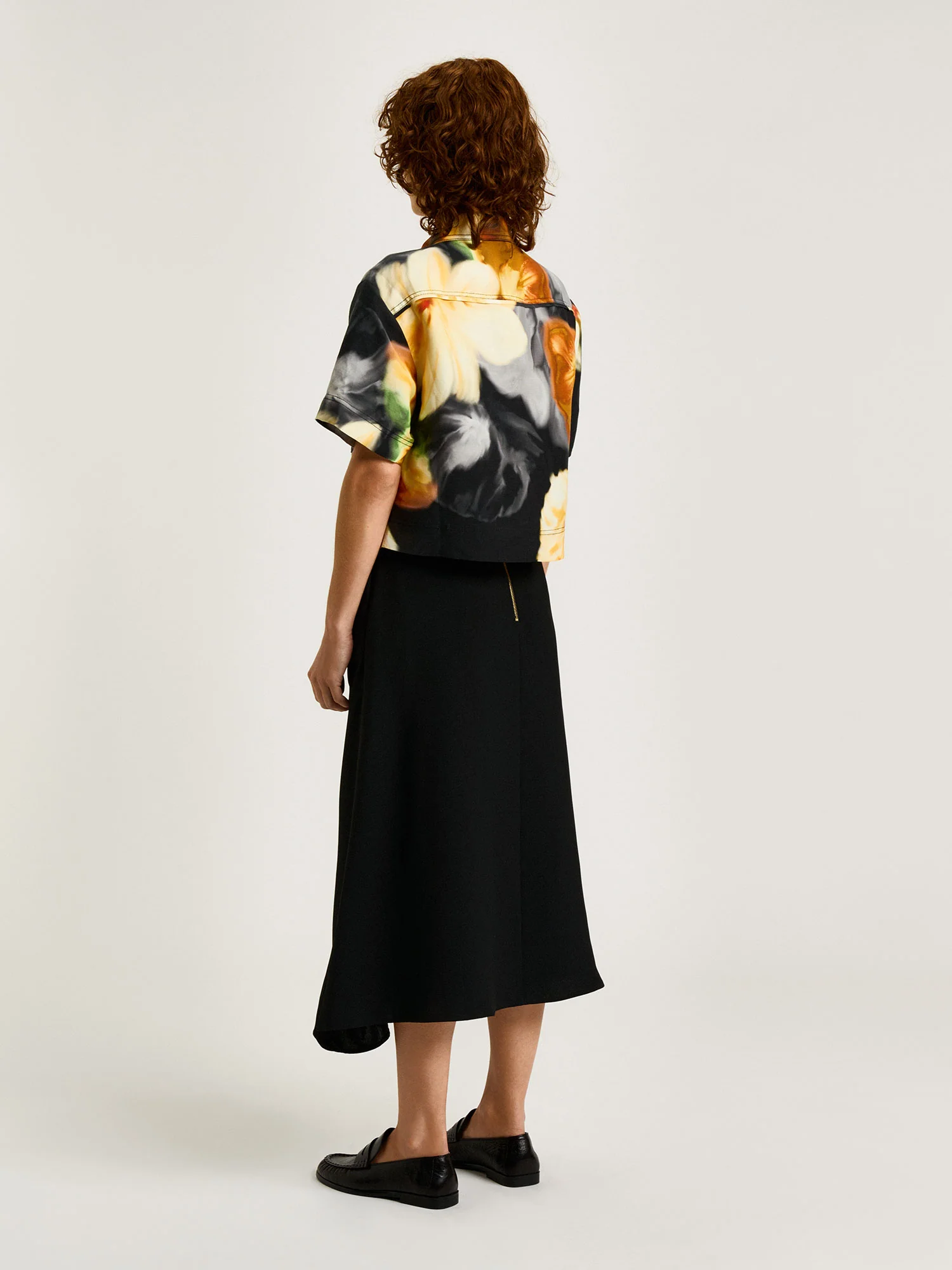 BOTANICAL FLORAL BOXY SHIRT - Image 5