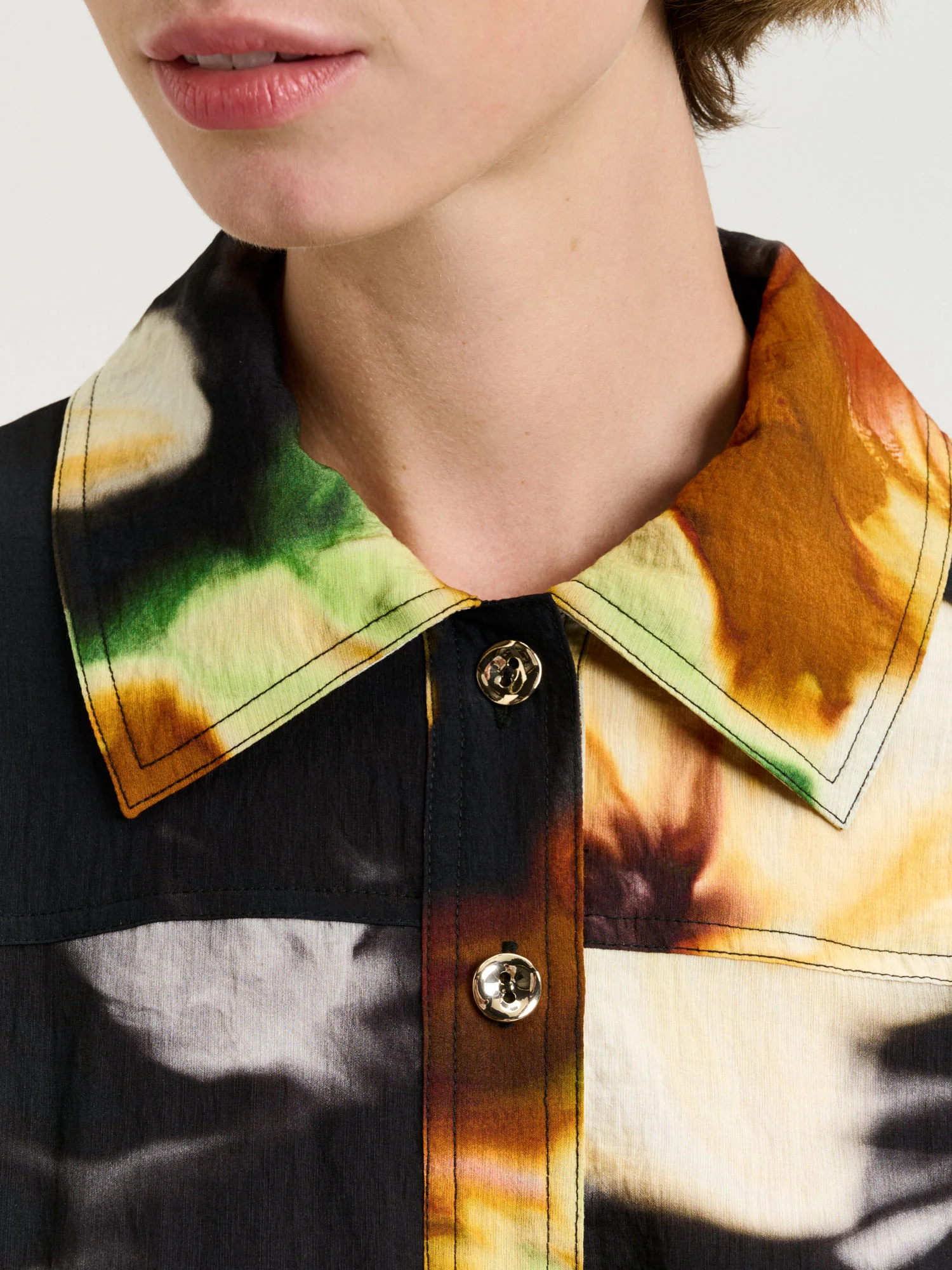 BOTANICAL FLORAL SHIRTDRESS - Image 3