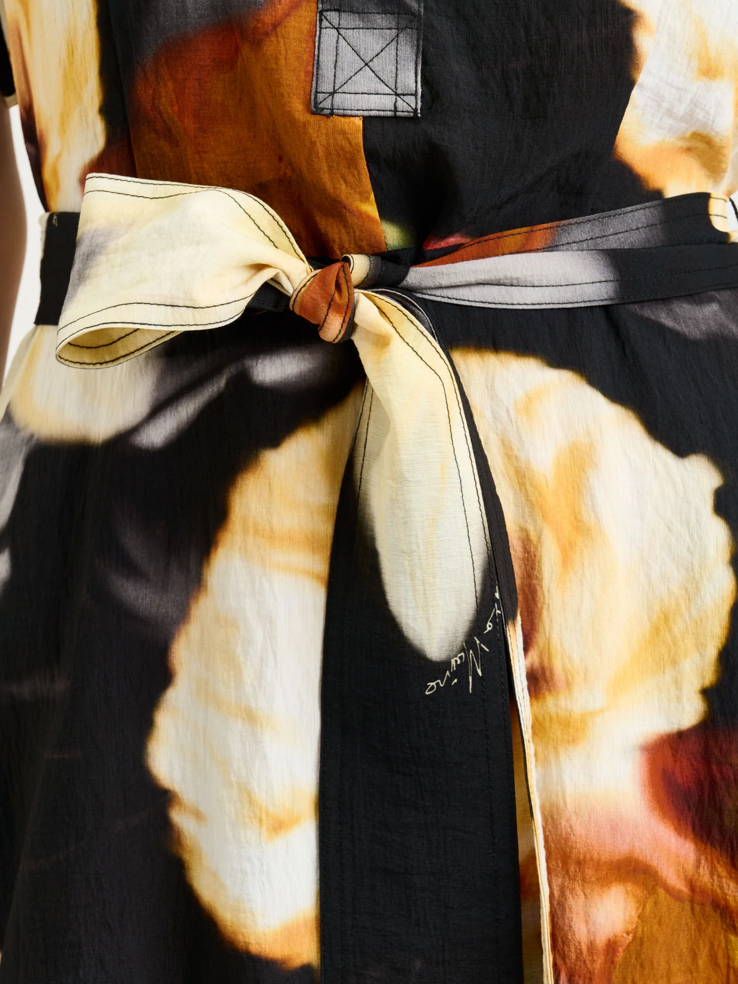 BOTANICAL FLORAL SHIRTDRESS - Image 4
