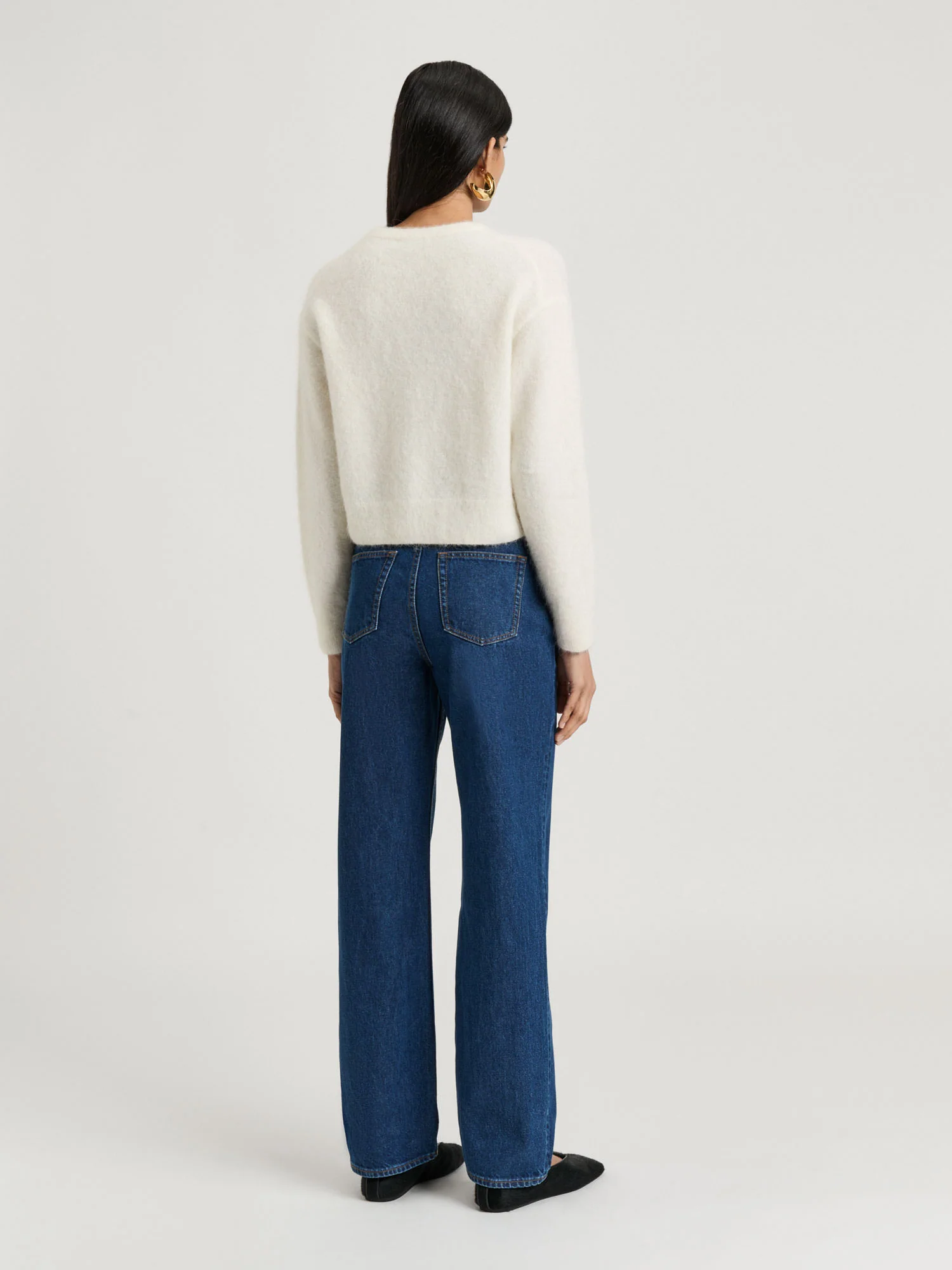 BRUSHED ALPACA WOOL BLEND CARDIGAN - Image 4