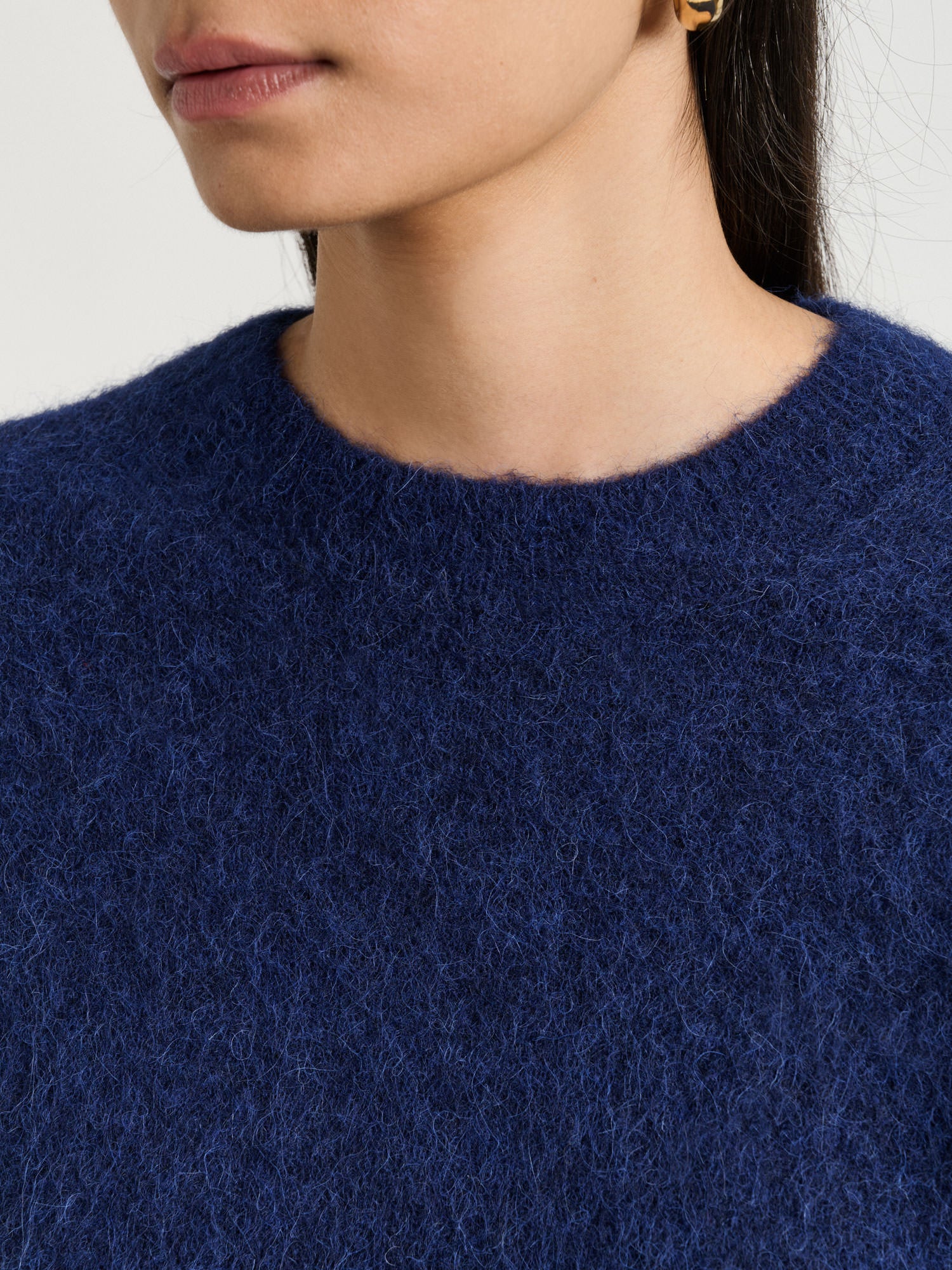 BRUSHED ALPACA WOOL BLEND KNIT - Image 3