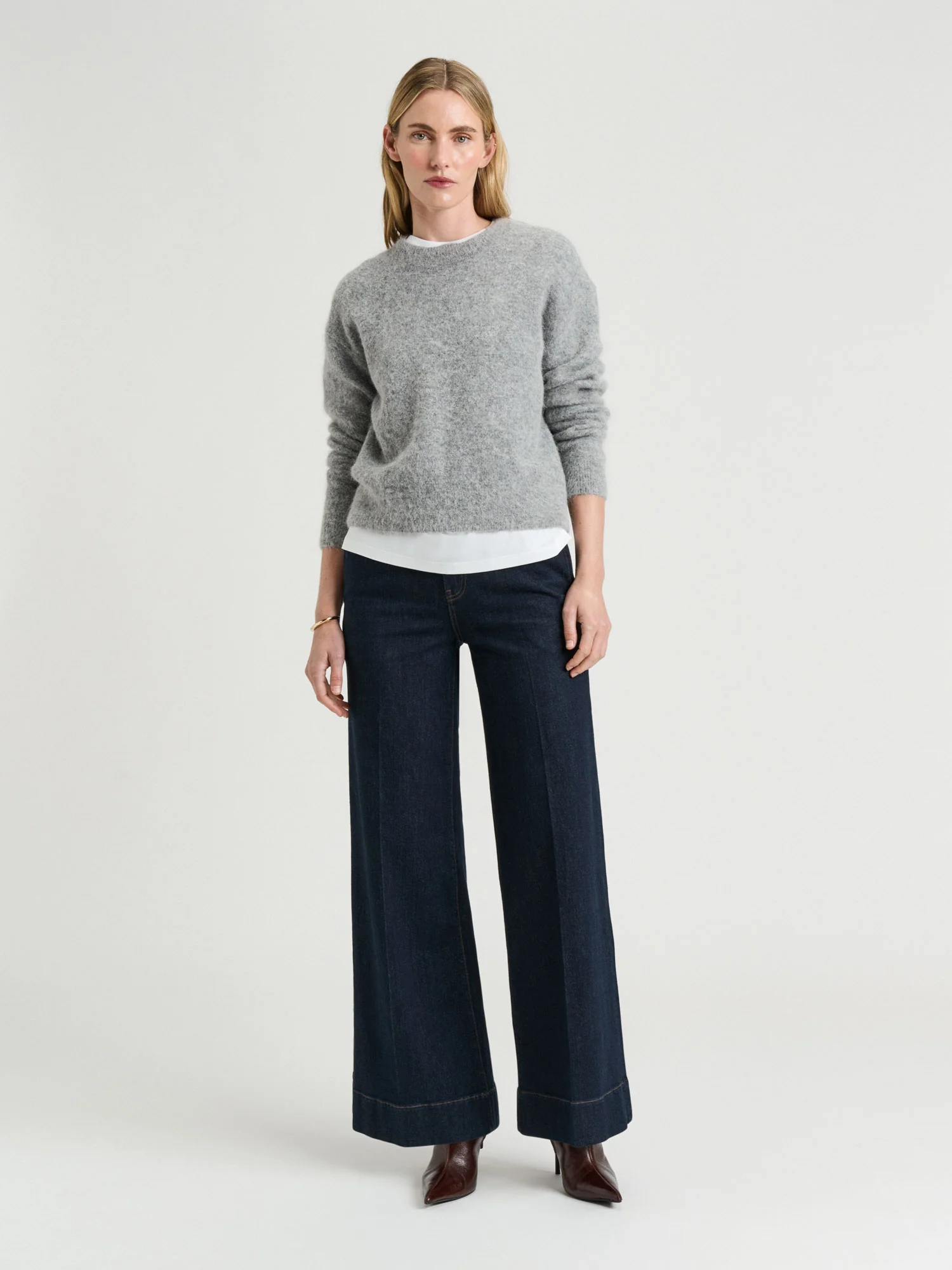 BRUSHED ALPACA WOOL BLEND KNIT - Image 2