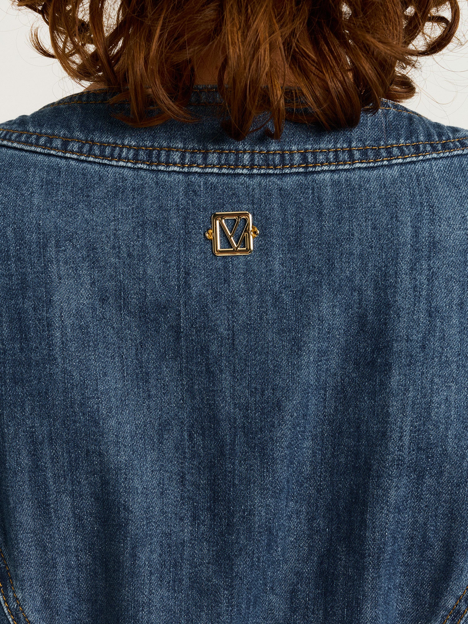 COTTON LYOCELL DENIM SHIRTDRESS - Image 4