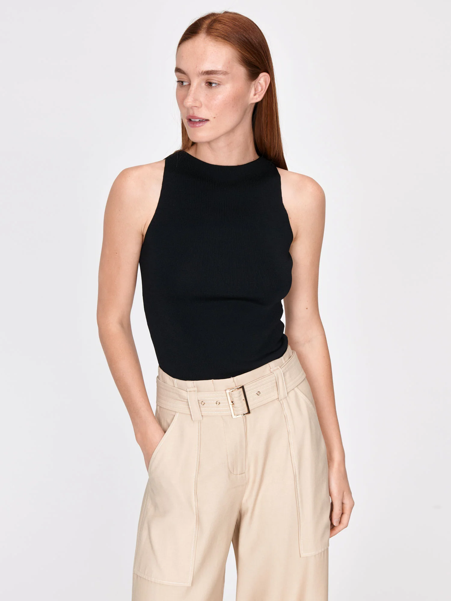 CUT AWAY KNIT TANK - Image 7