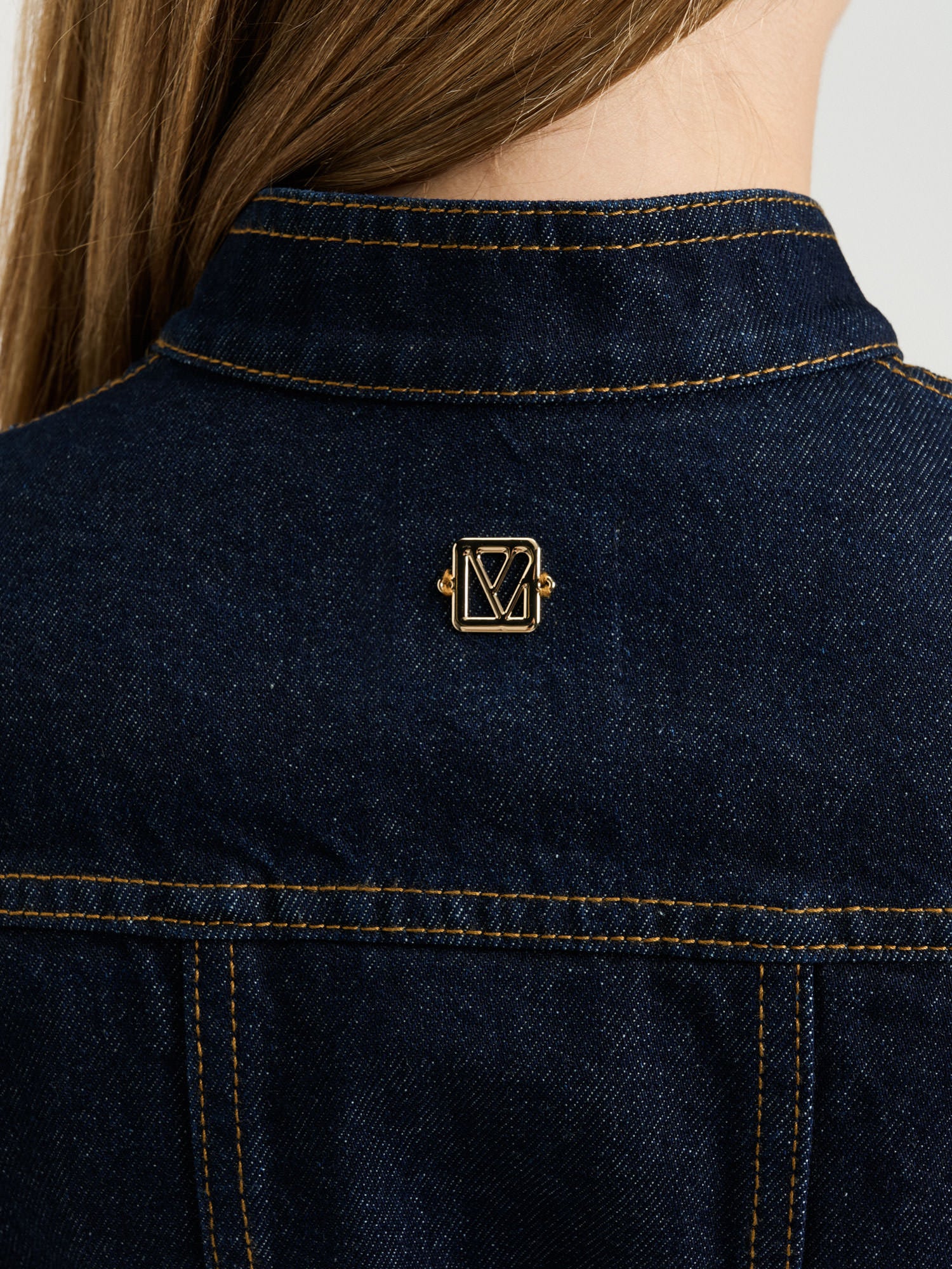 DARK INDIGO DENIM BELTED SHIRTDRESS - Image 4