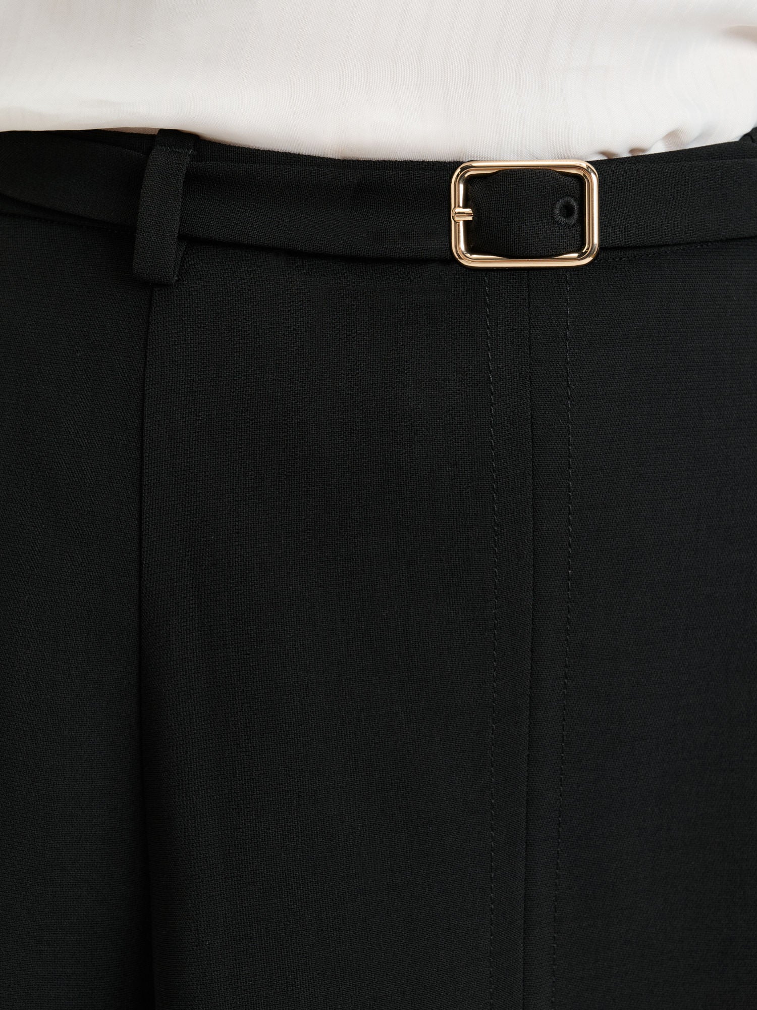 DOUBLE WEAVE A LINE MIDI SKIRT - Image 4