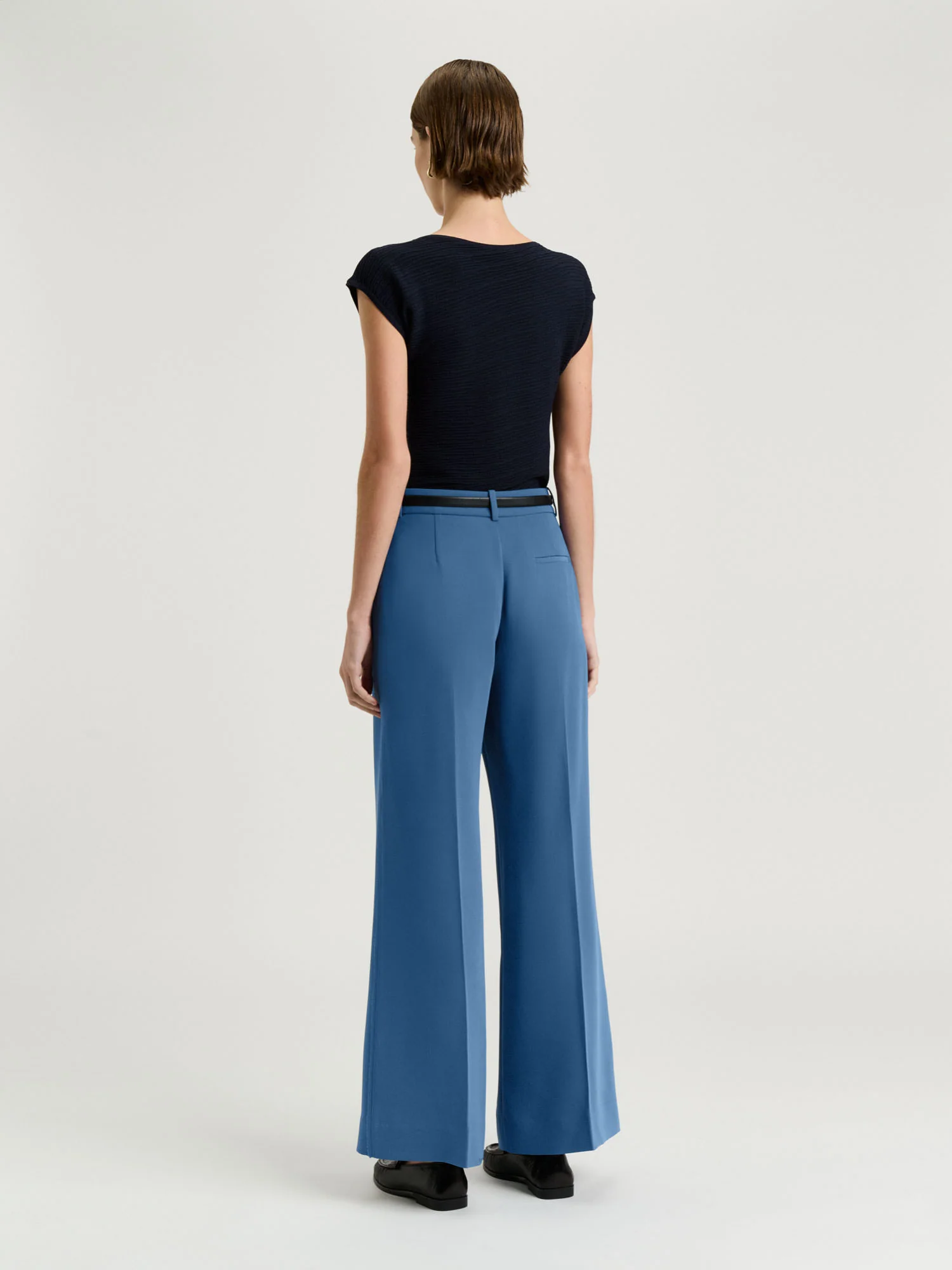 DOUBLE WEAVE FLARED PANT - Image 5