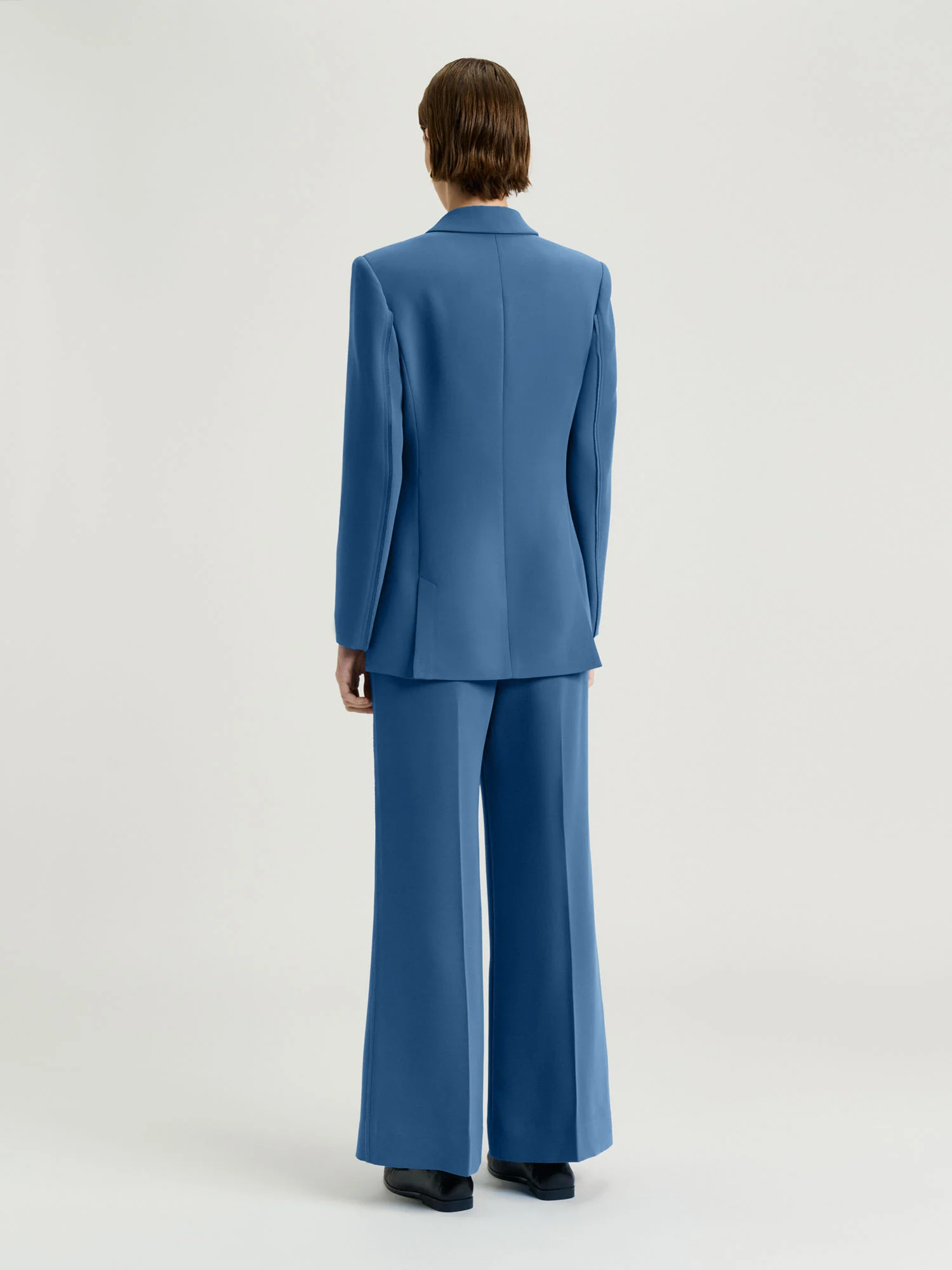 DOUBLE WEAVE LONGLINE BLAZER - Image 4
