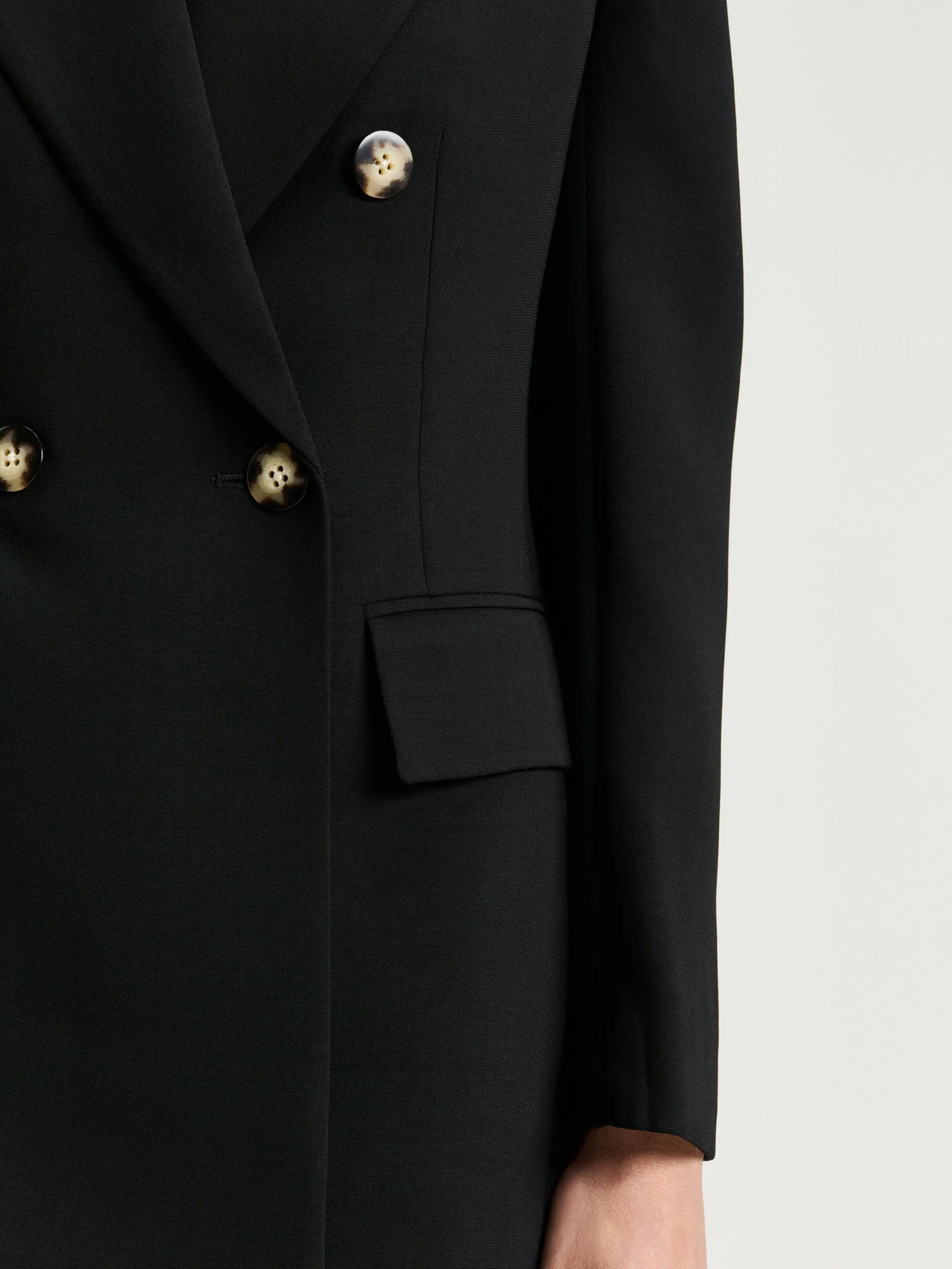 DOUBLE WEAVE LONGLINE BLAZER - Image 7