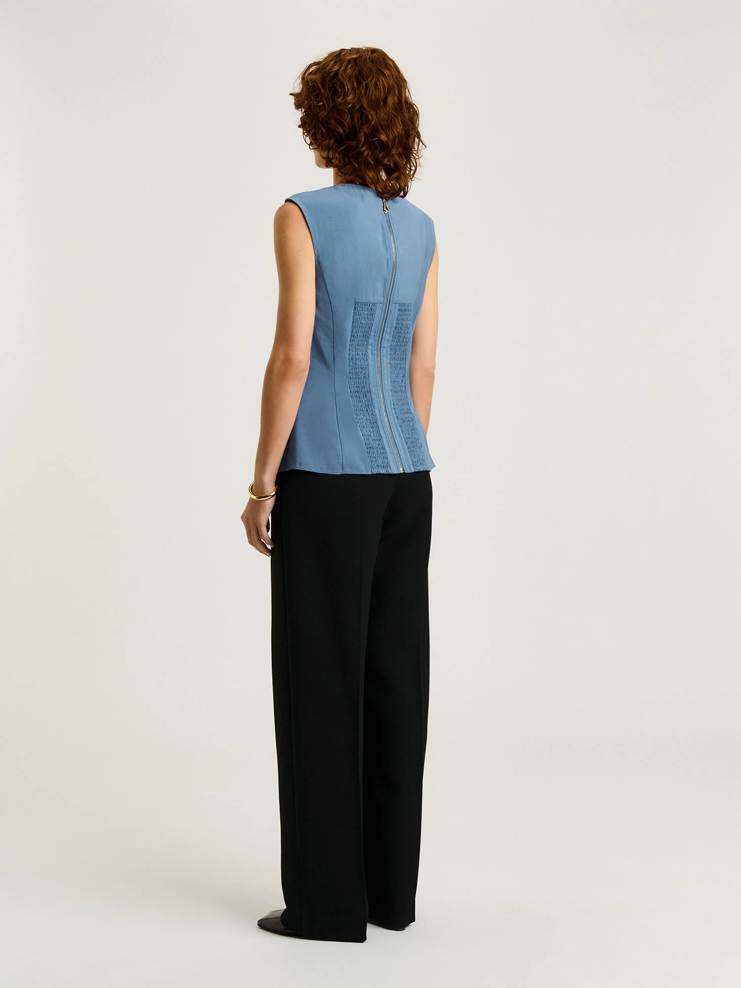 DRAPEY MODAL DRAPED FRONT TOP - Image 5