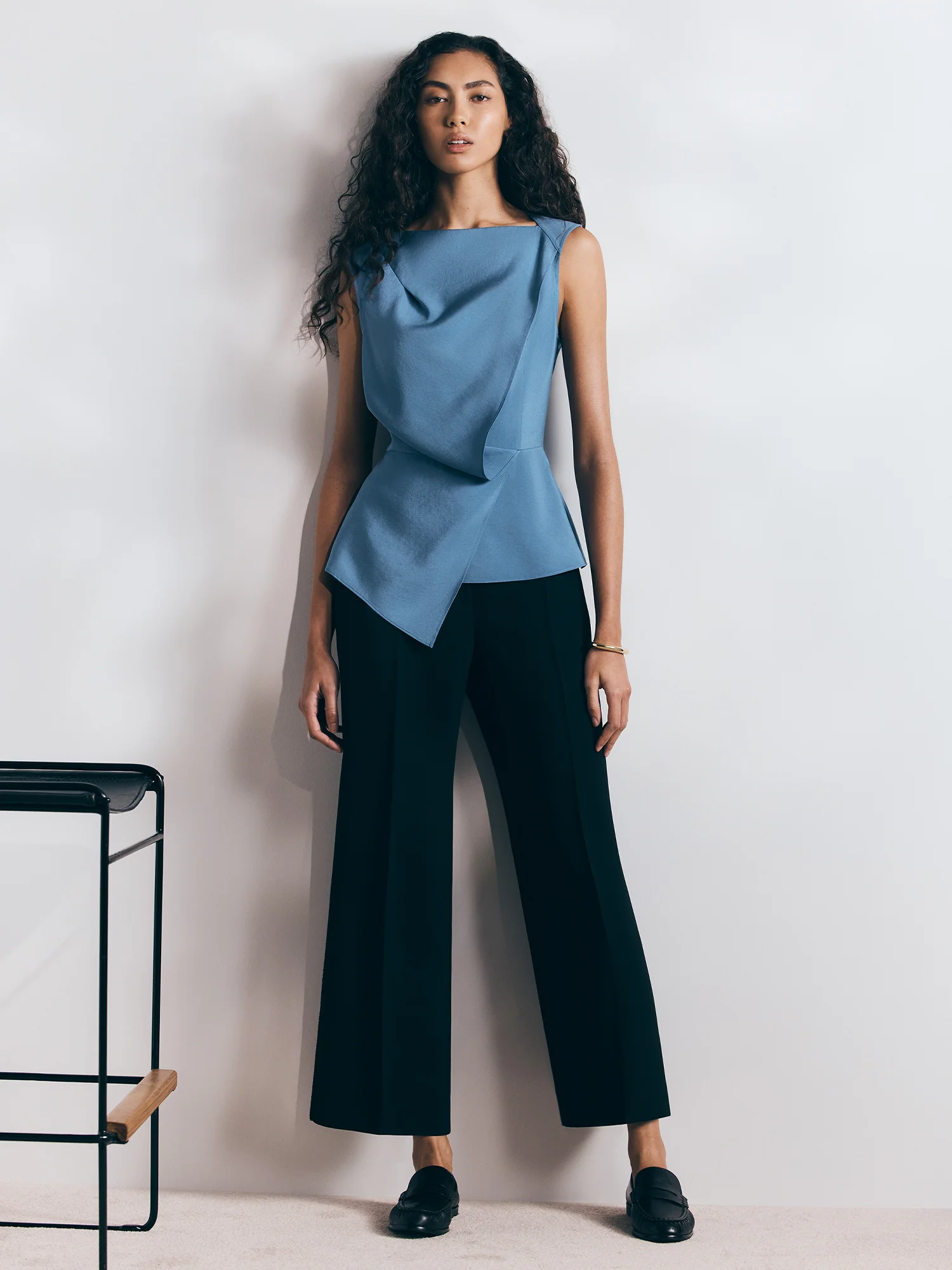 DRAPEY MODAL DRAPED FRONT TOP - Image 6
