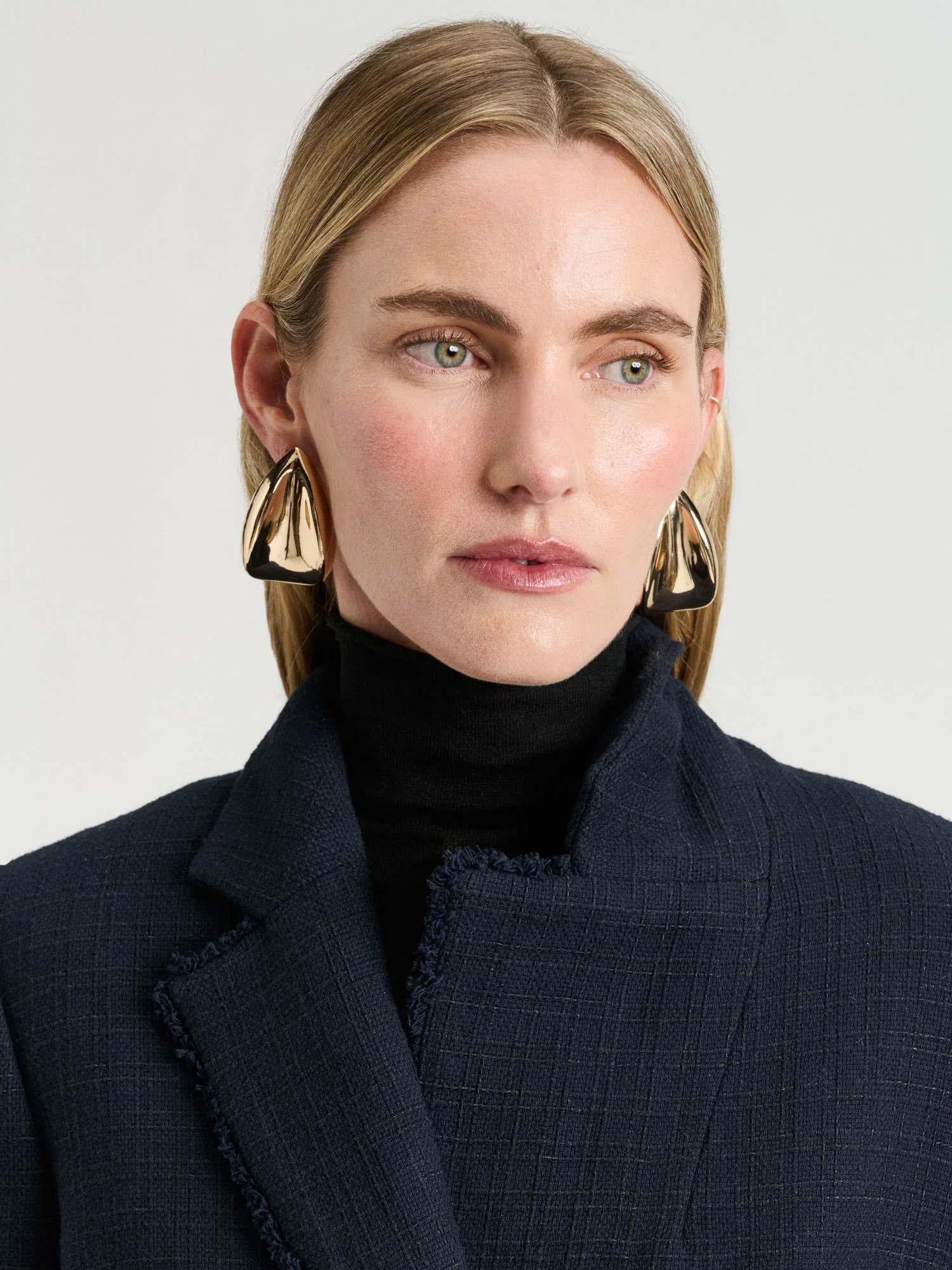 EUROPEAN CHECK TWEED COAT - Image 3