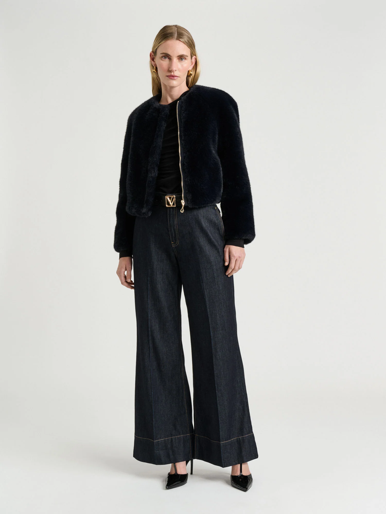 FAUX FUR BOMBER - Image 2