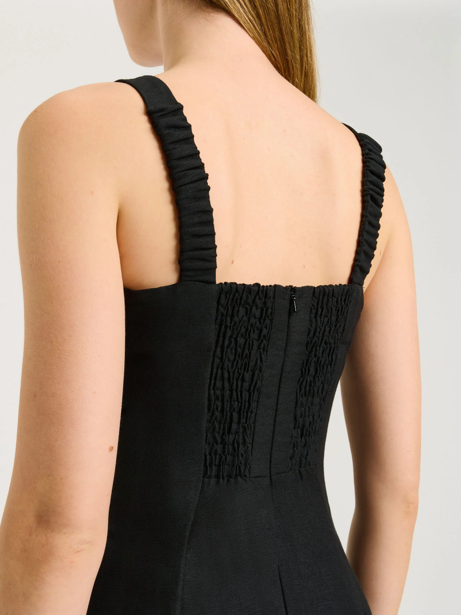 FILIGREE FOLIAGE EMBROIDERED MIDI DRESS - Image 3