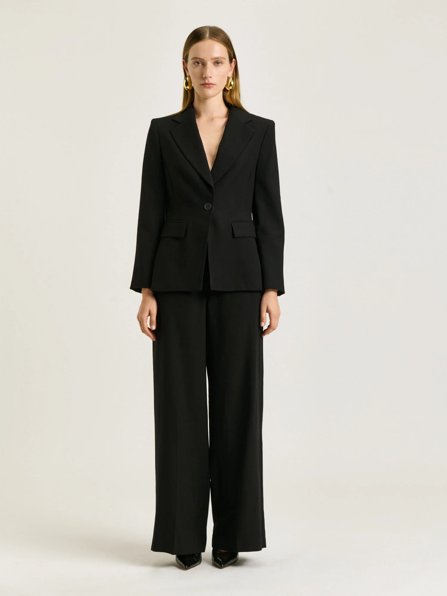 FLUID TWILL WIDE LEG PANT - Image 5