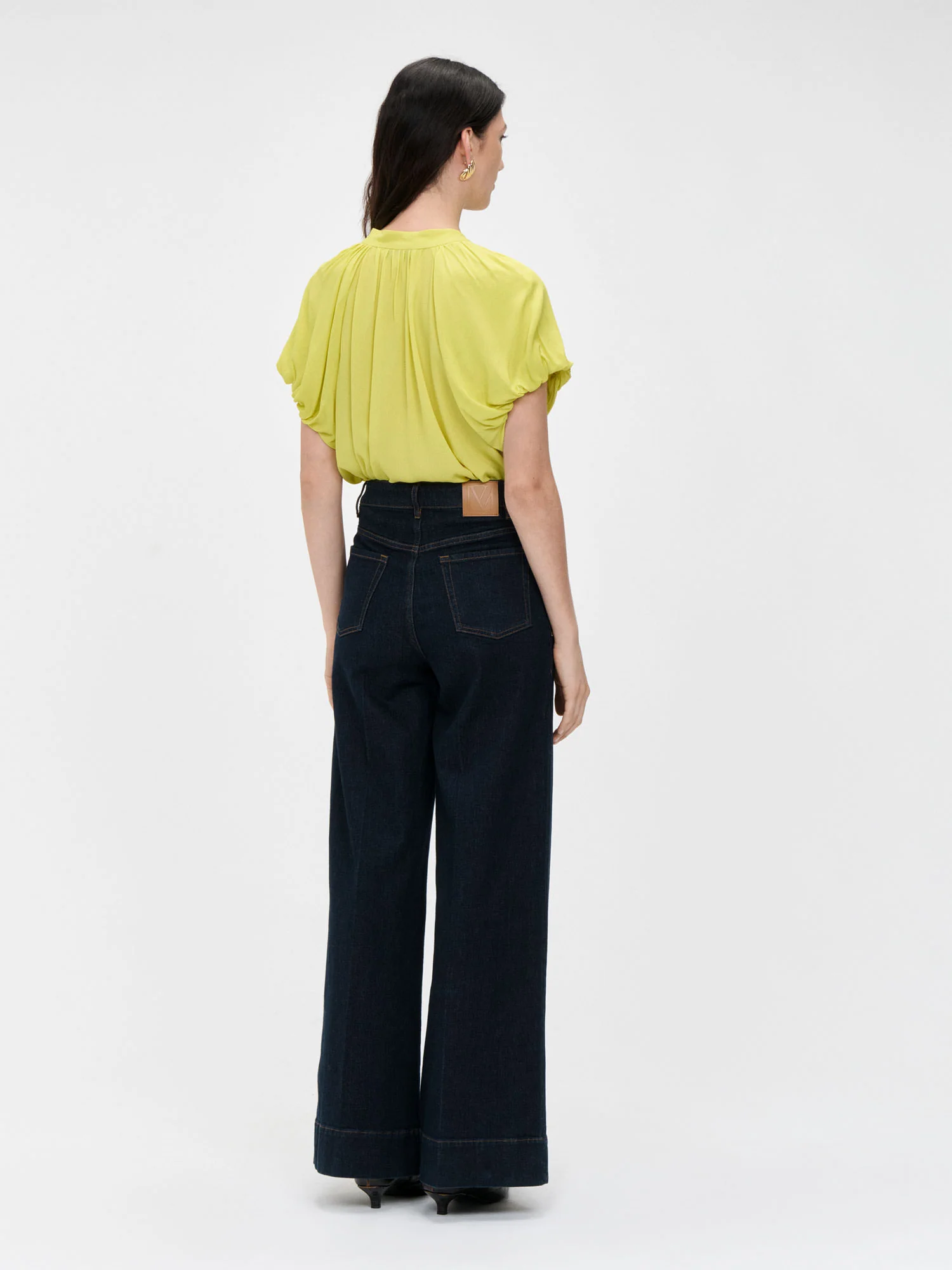 GEORGETTE BUBBLE SLEEVE BLOUSE - Image 6