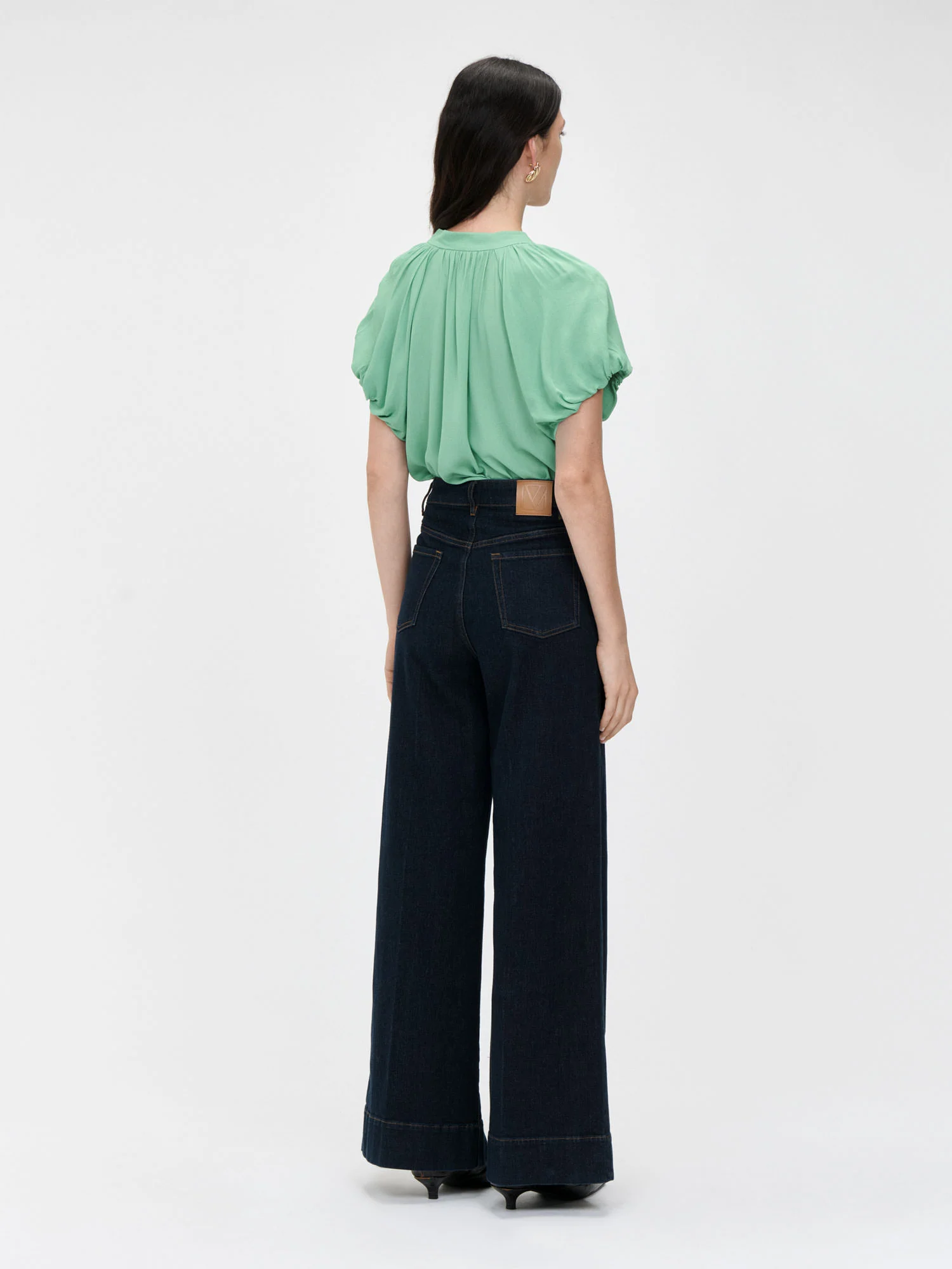 GEORGETTE BUBBLE SLEEVE BLOUSE - Image 9