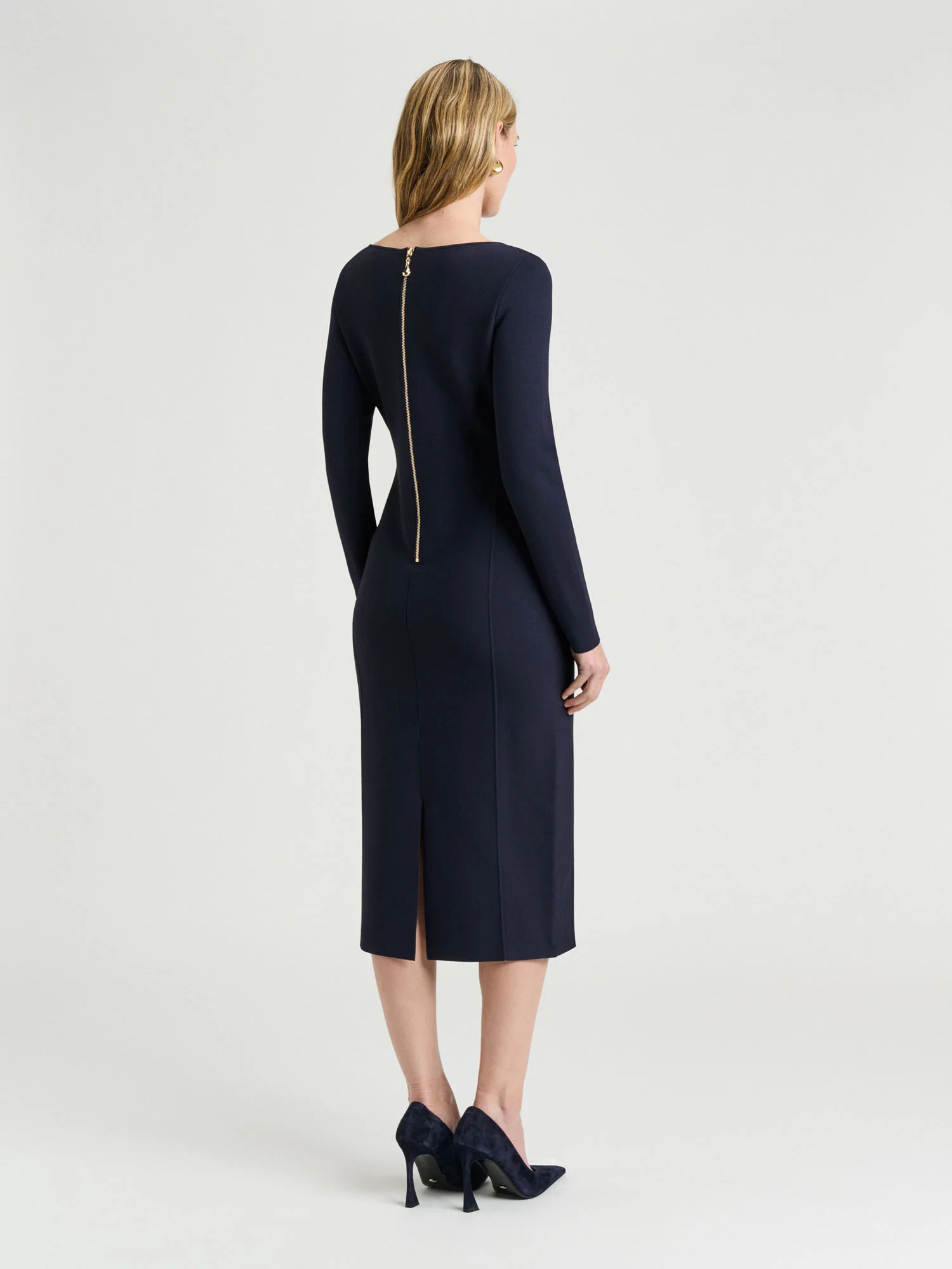INK MILANO LONG SLEEVE PENCIL DRESS - Image 4