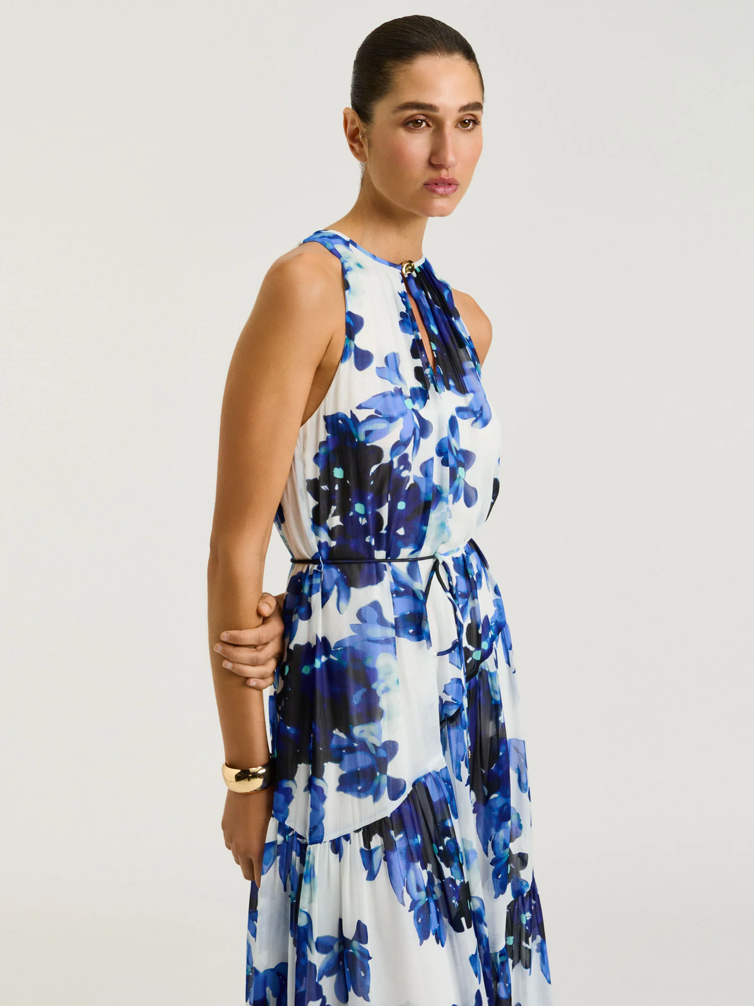 IVORY CLIMBING VINE MAXI DRESS - Image 2