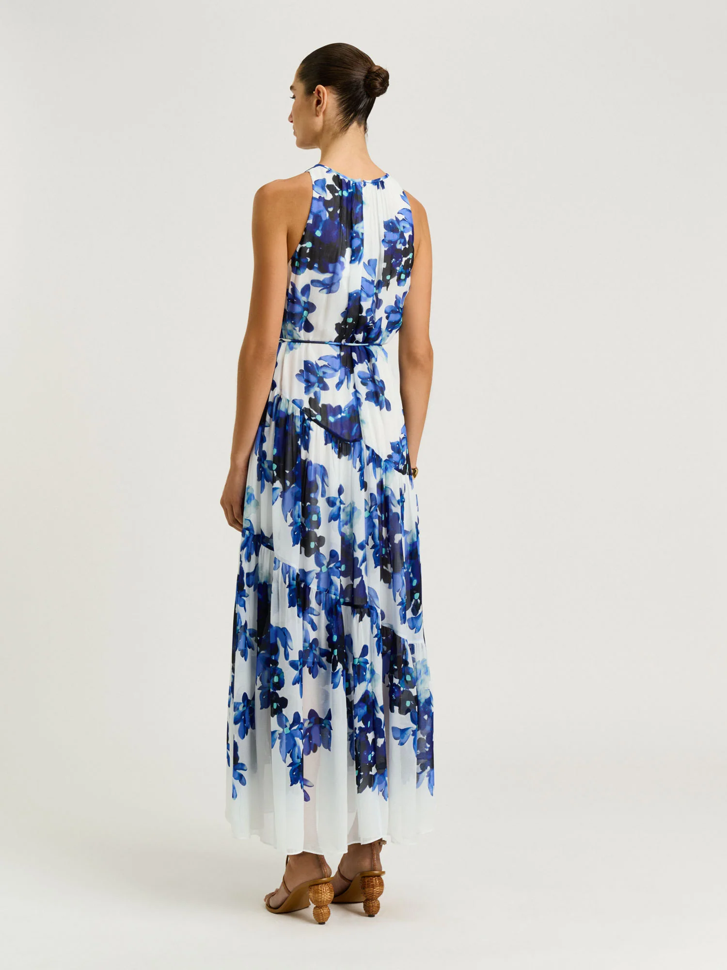 IVORY CLIMBING VINE MAXI DRESS - Image 5