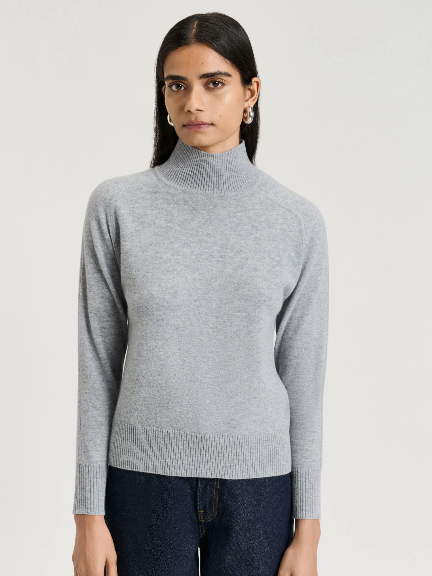 MERINO FUNNEL NECK SWEATER - Image 5