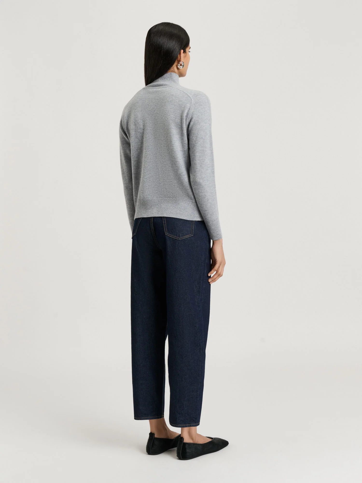 MERINO FUNNEL NECK SWEATER - Image 8
