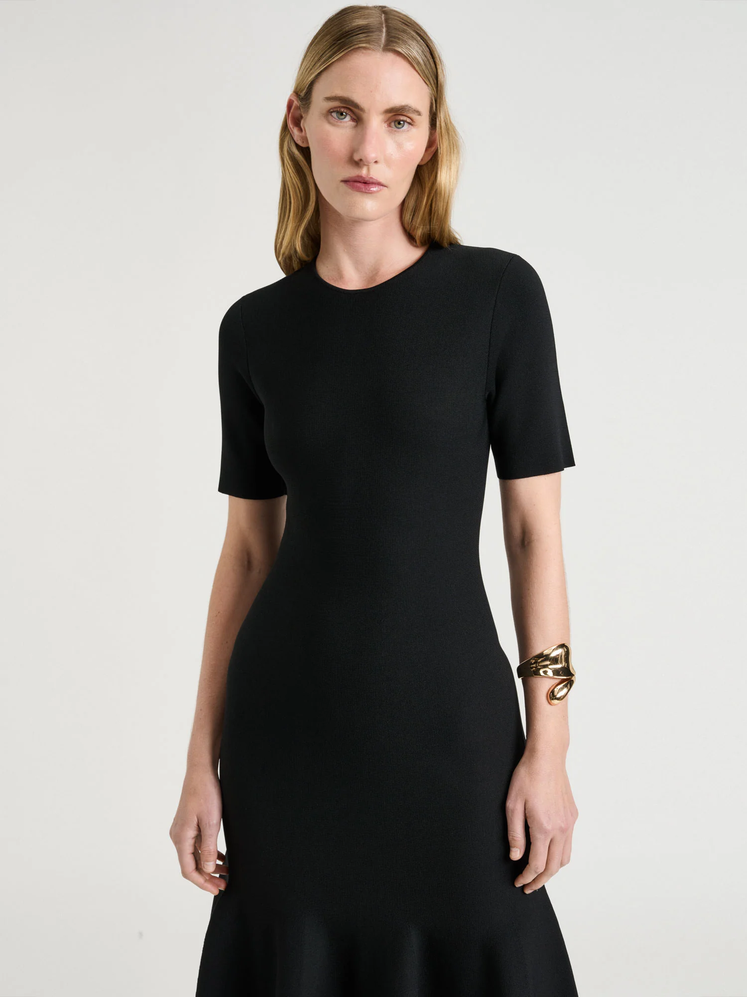 MILANO FLUTED MIDI DRESS - Image 2