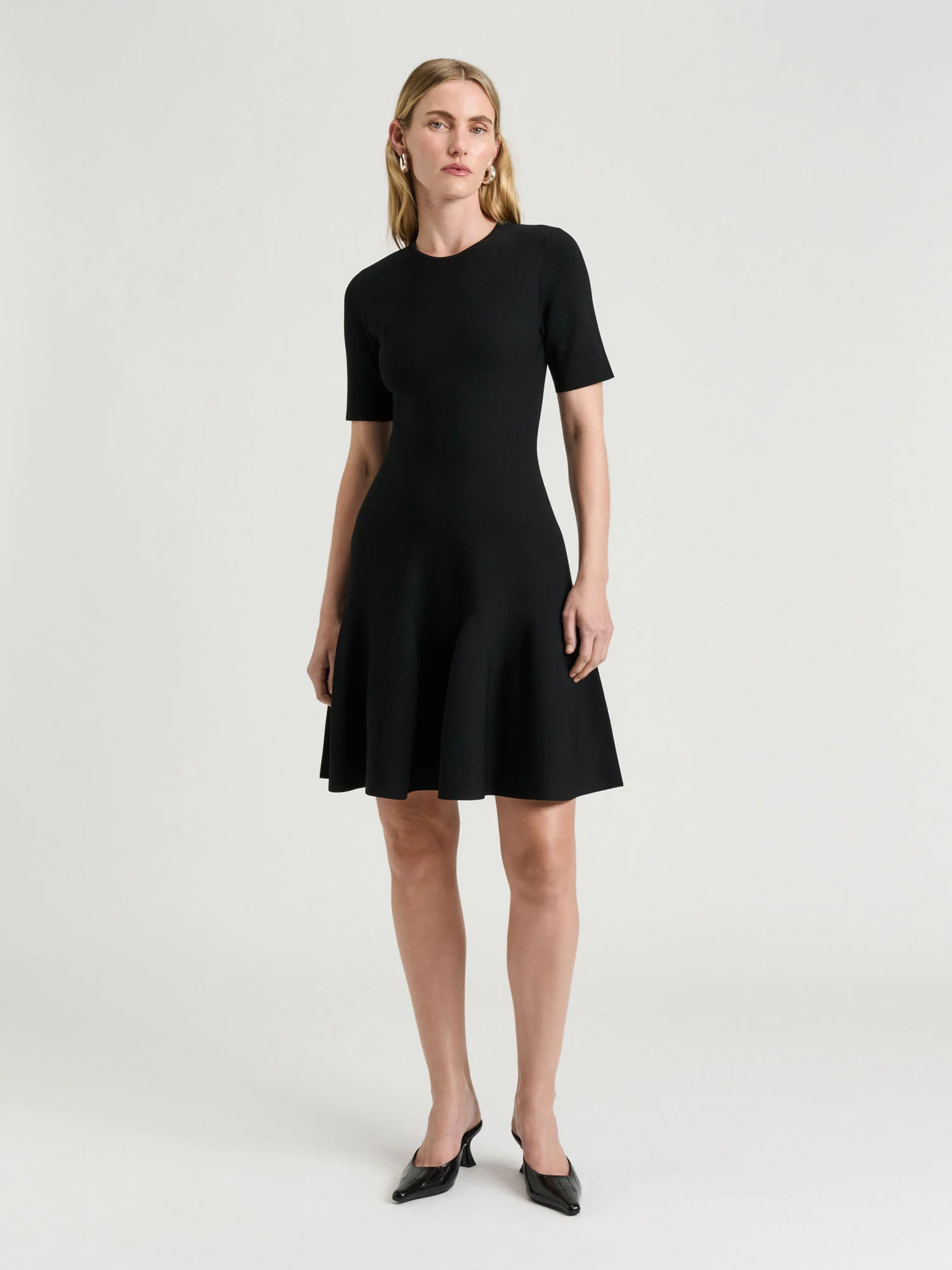 MILANO FLUTED MINI DRESS