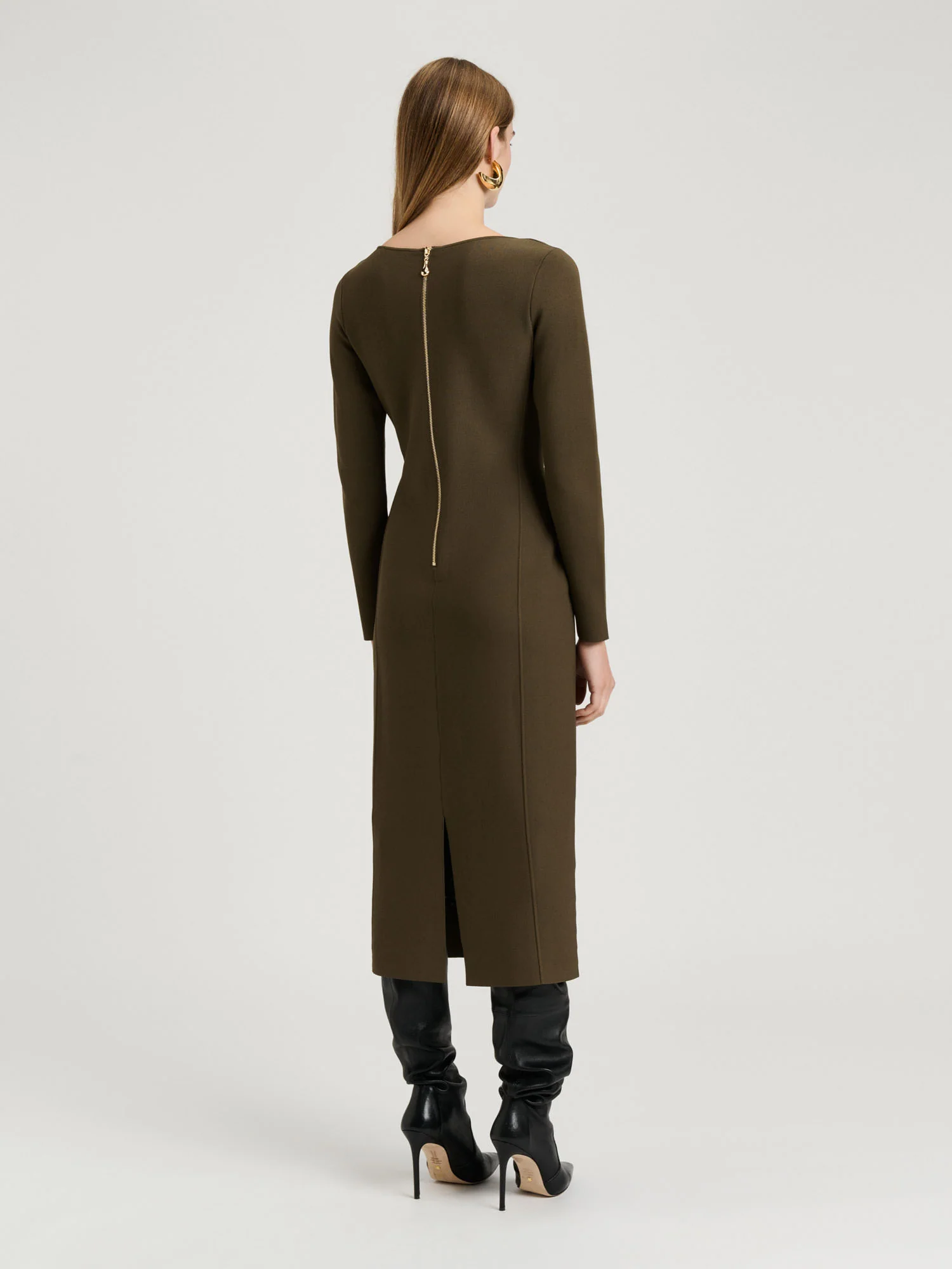 MILANO LONG SLEEVE PENCIL DRESS - Image 4