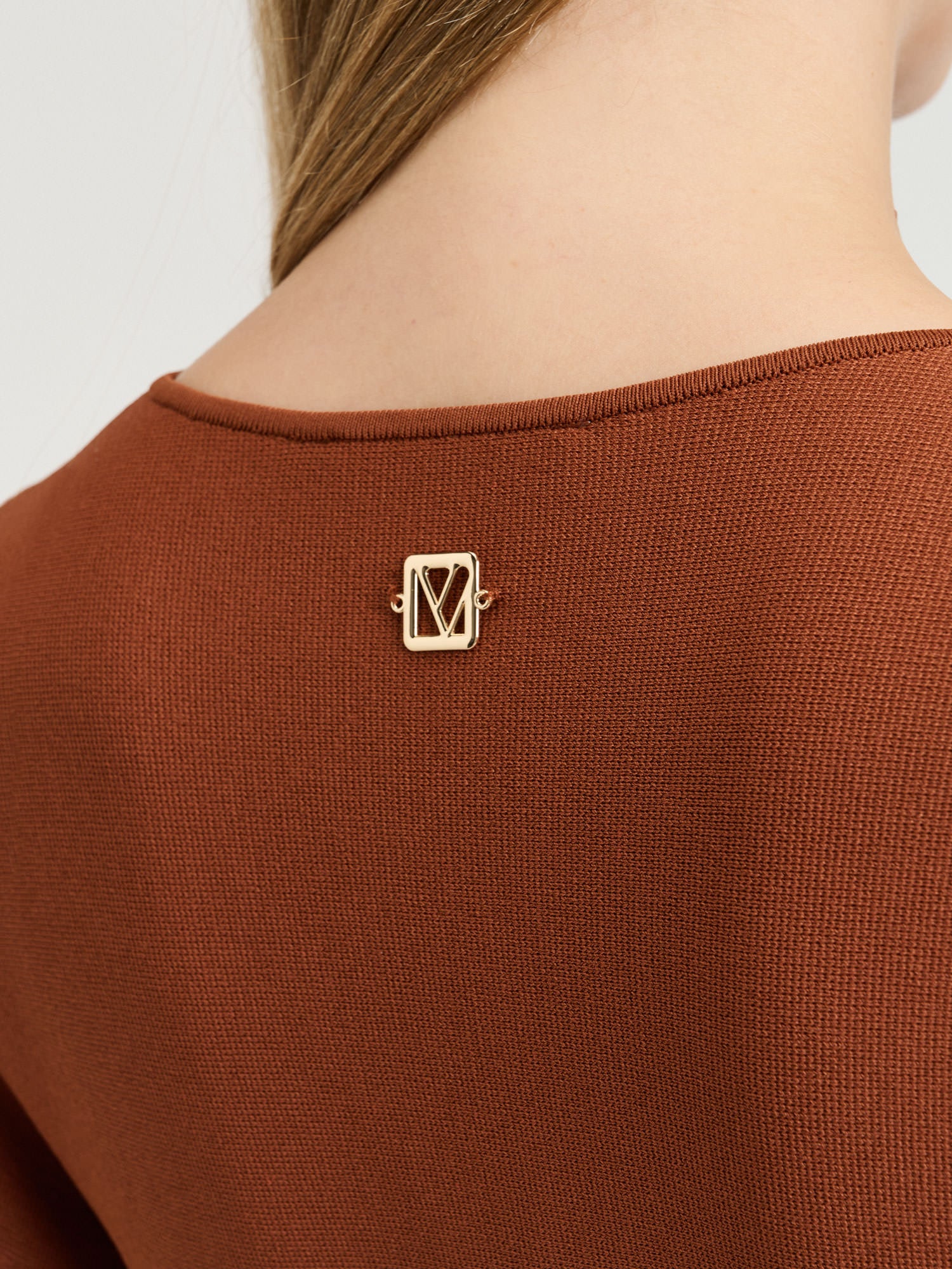 MILANO LONG SLEEVE PEPLUM TOP - Image 4