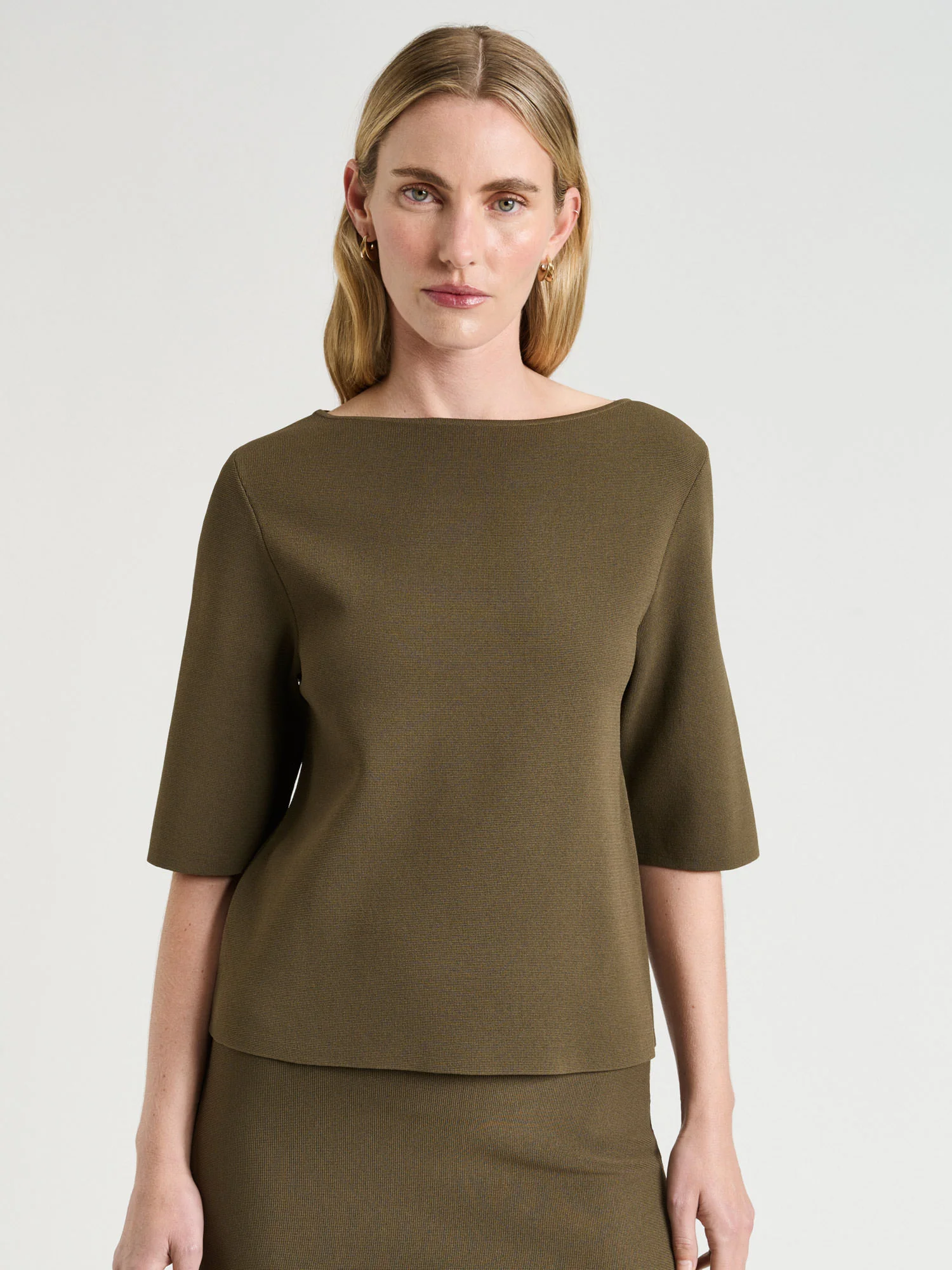 MILANO SLASH NECK TEE