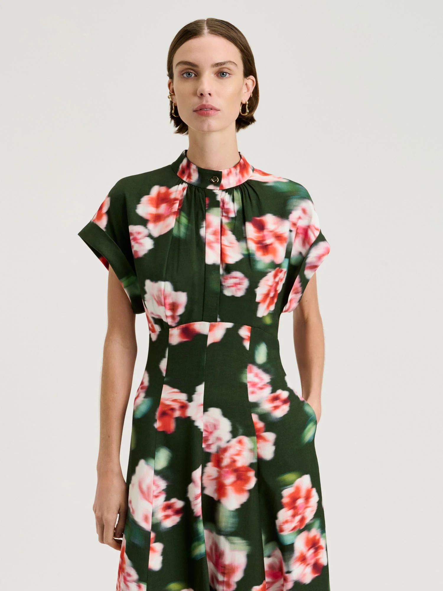 PINK HAZE FLORAL MIDI DRESS - Image 2