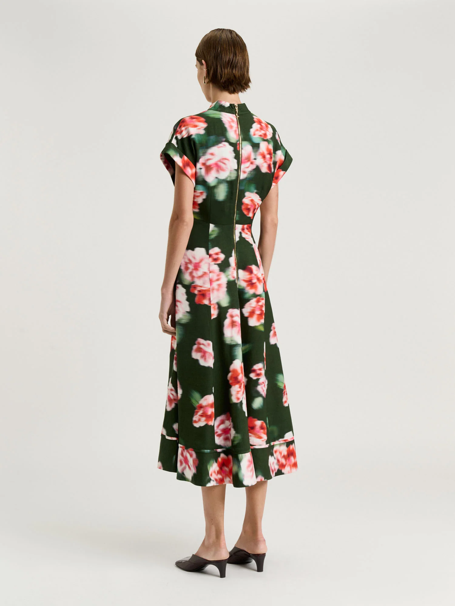 PINK HAZE FLORAL MIDI DRESS - Image 4