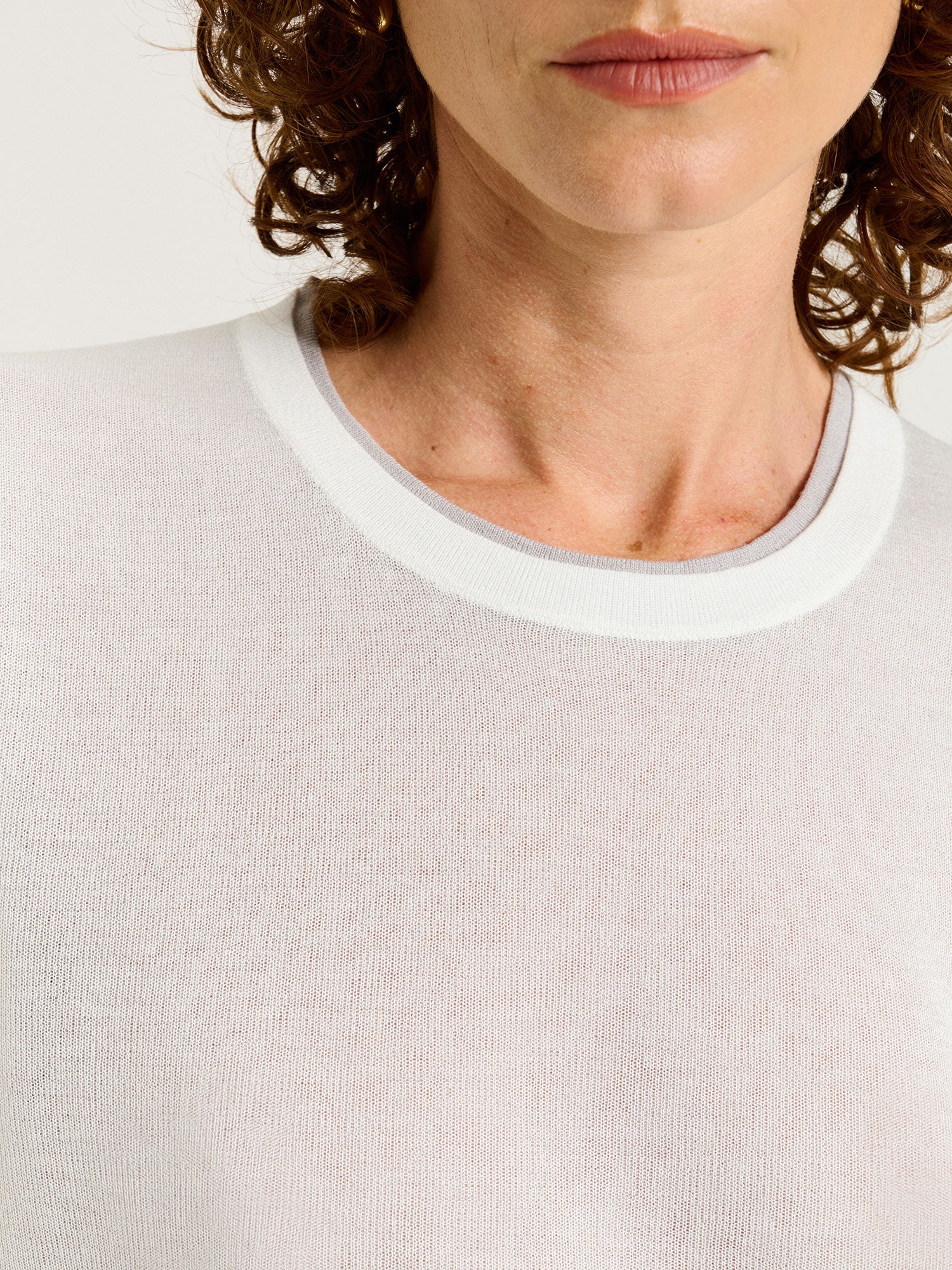 SHEER DOUBLE LAYER KNIT - Image 6