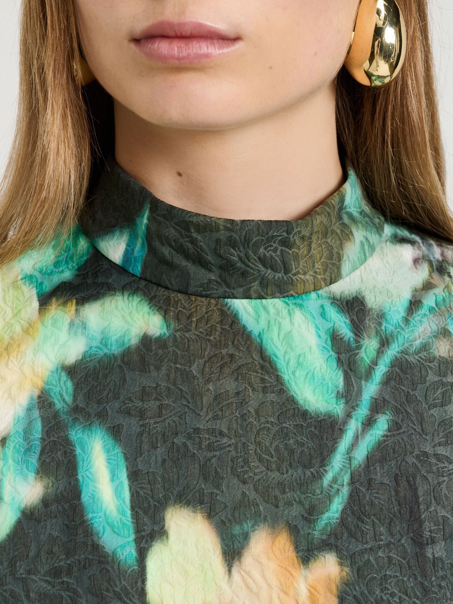 SILK BLEND FLORAL TOP - Image 3