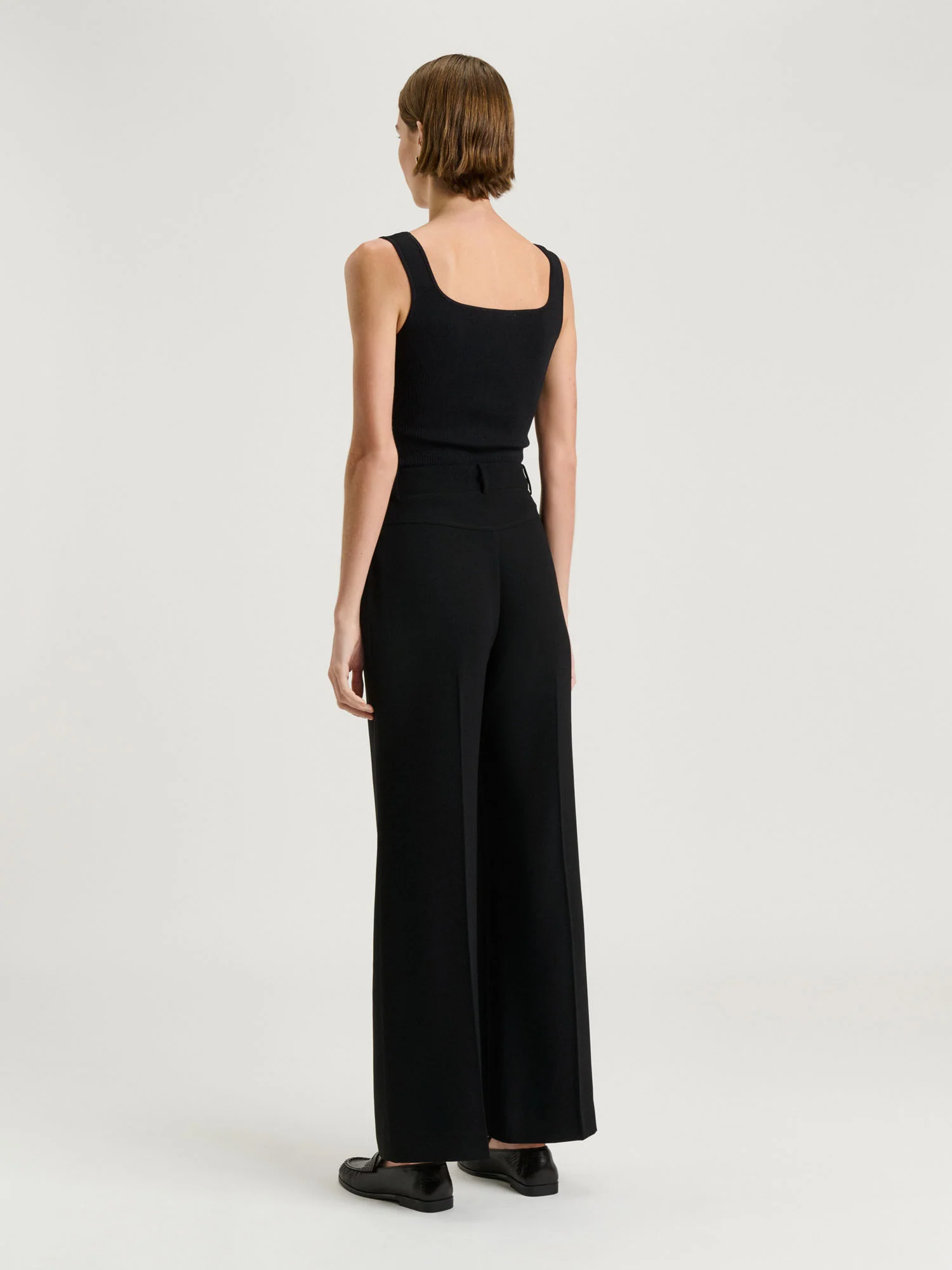 STRETCH CREPE FLARED PANT - Image 5