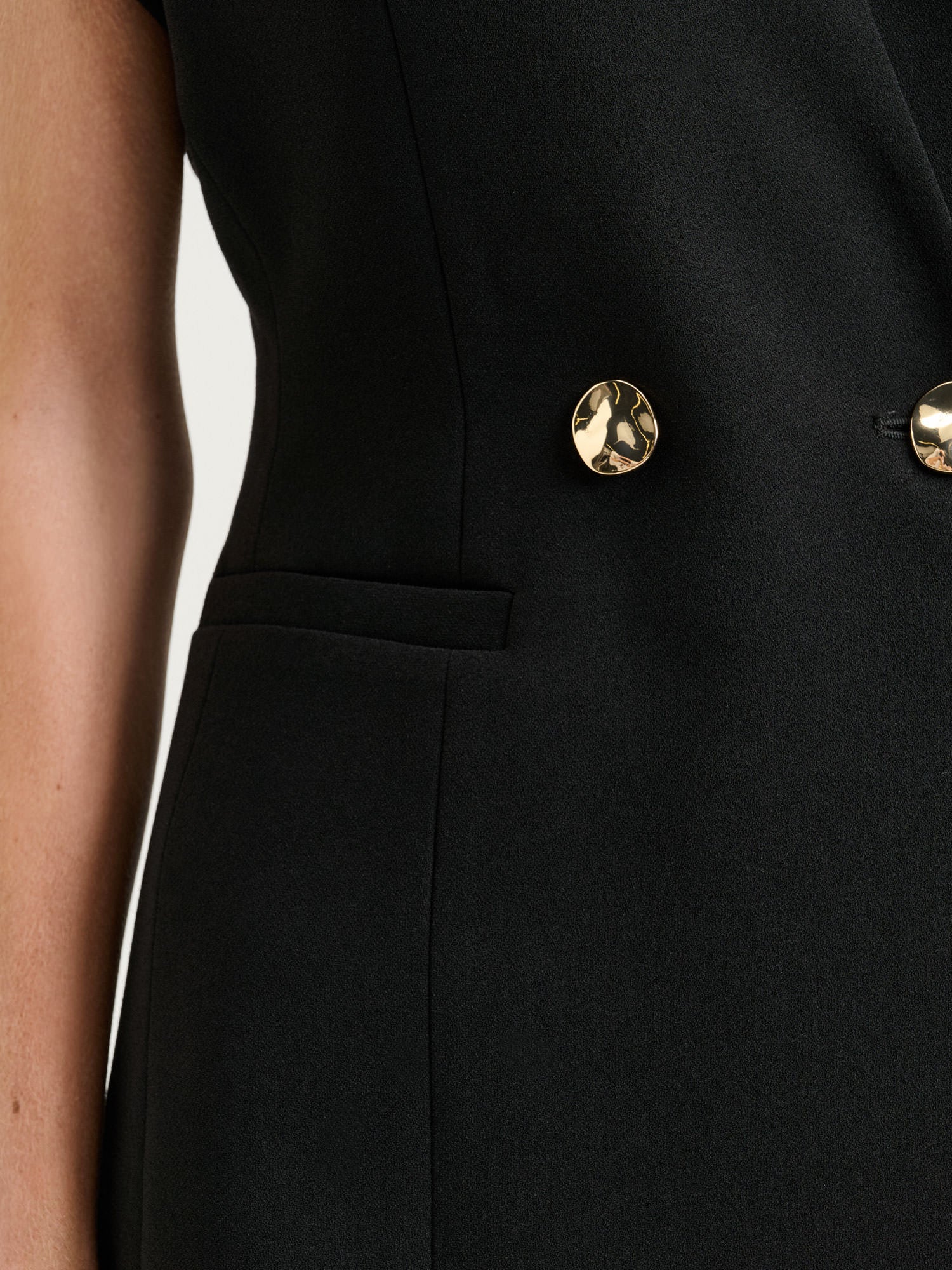 STRETCH CREPE WAISTCOAT - Image 3