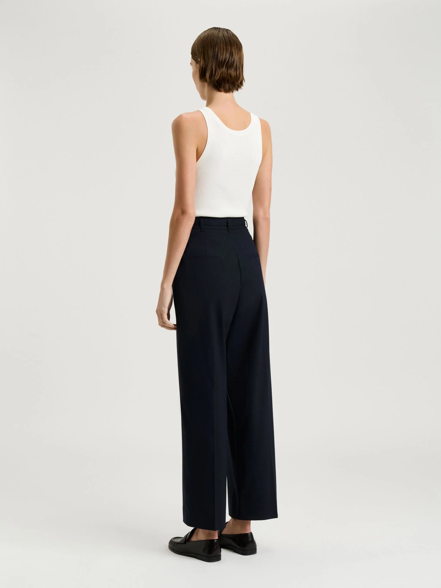 STRETCH SUITING WIDE LEG PANT - Image 5