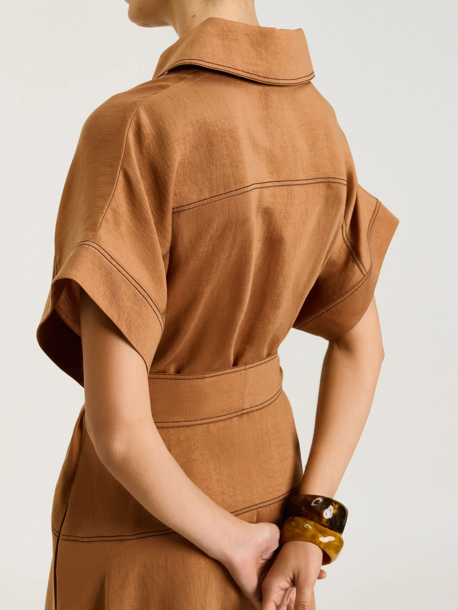 WASHER LYOCELL SHIRTDRESS - Image 6