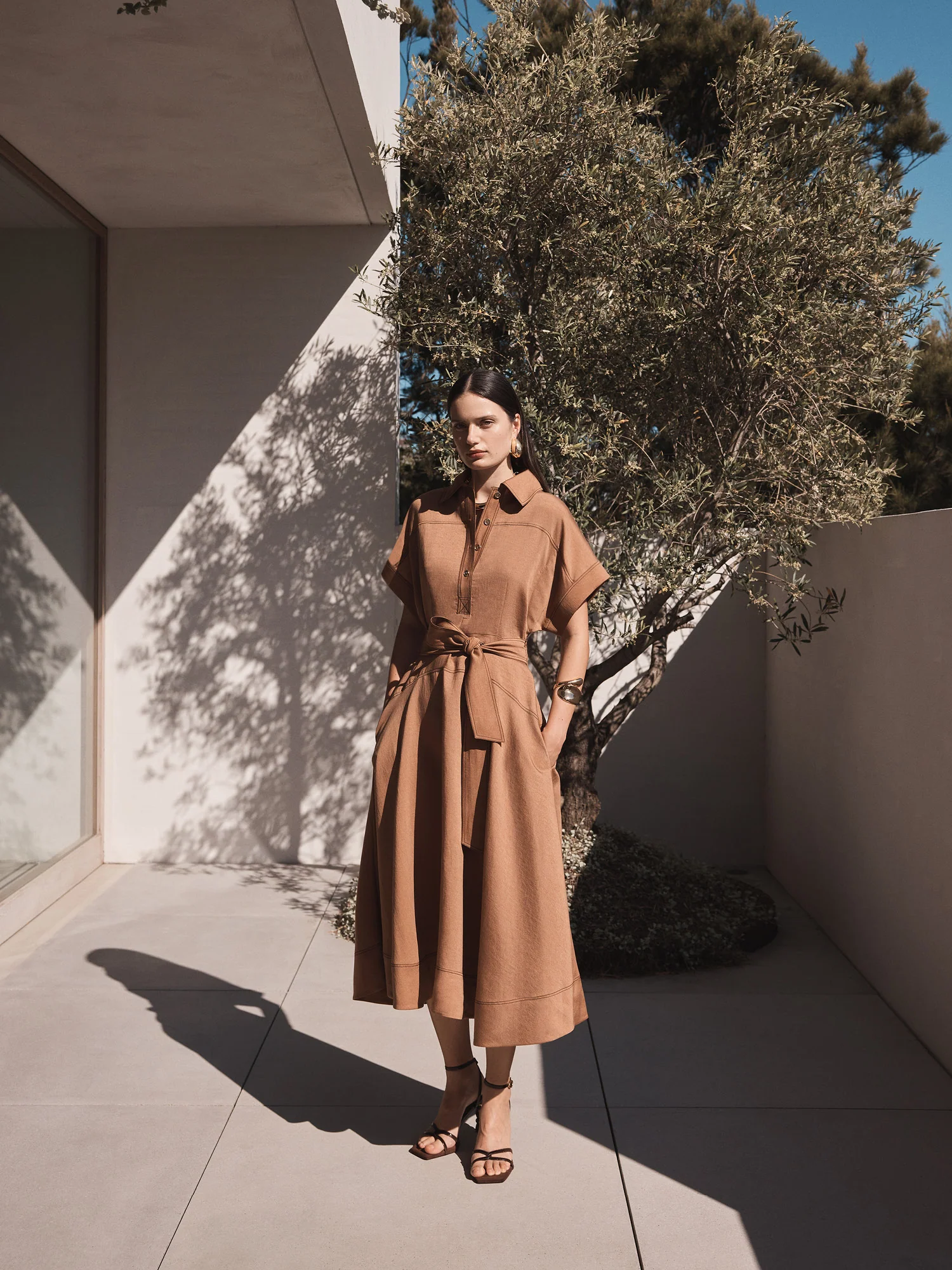 WASHER LYOCELL SHIRTDRESS - Image 7