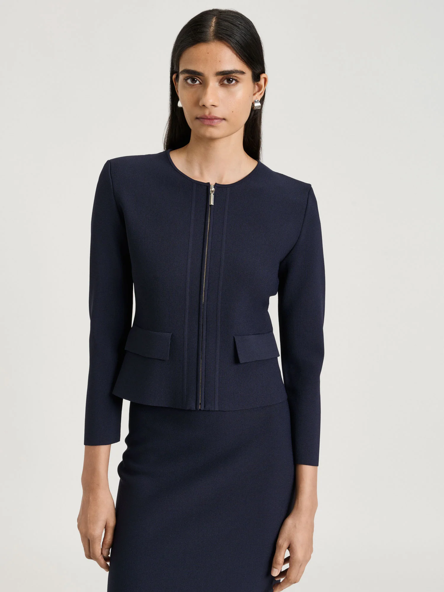 ZIP FRONT MILANO JACKET