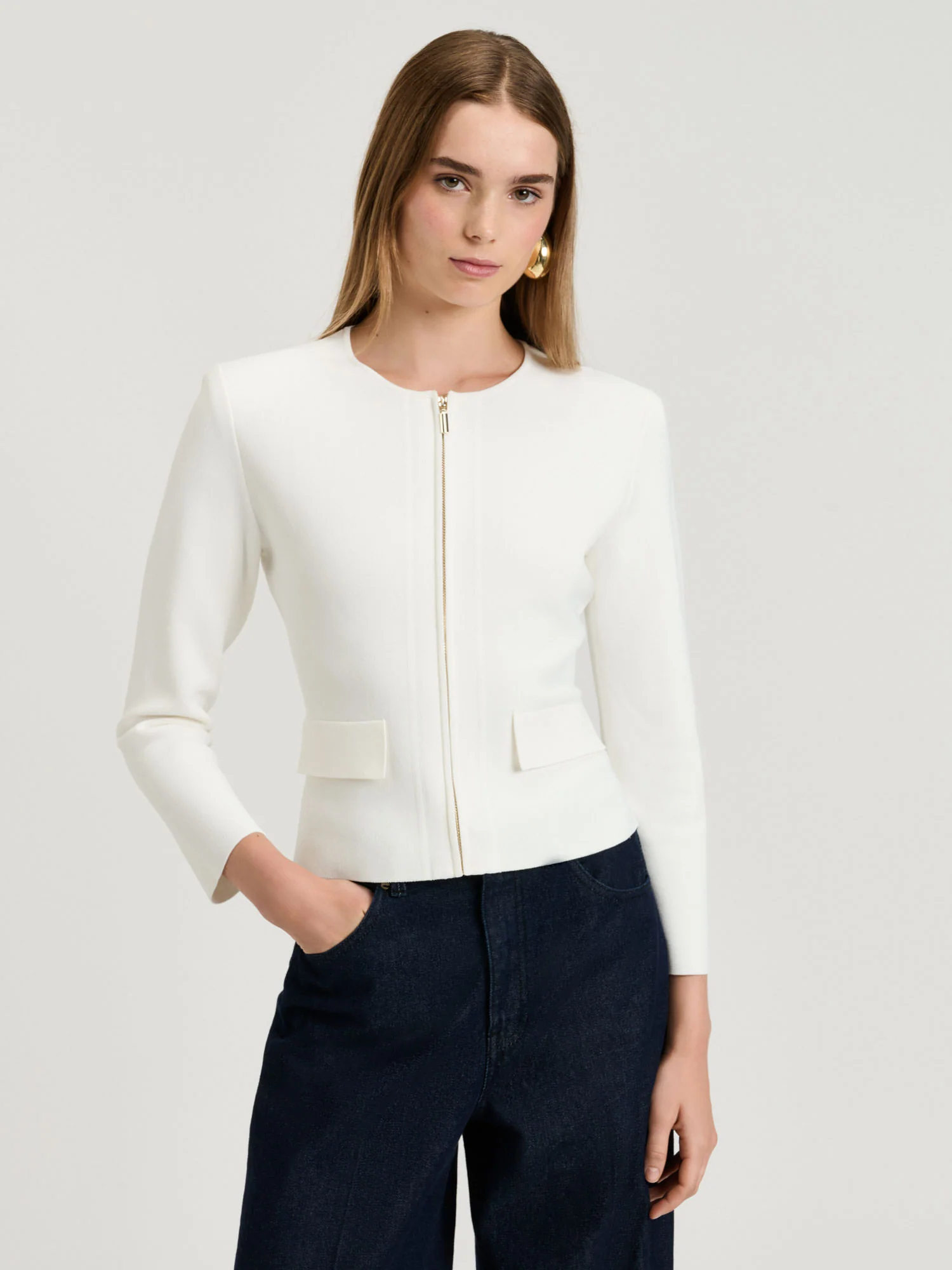 ZIP FRONT MILANO JACKET - Image 2
